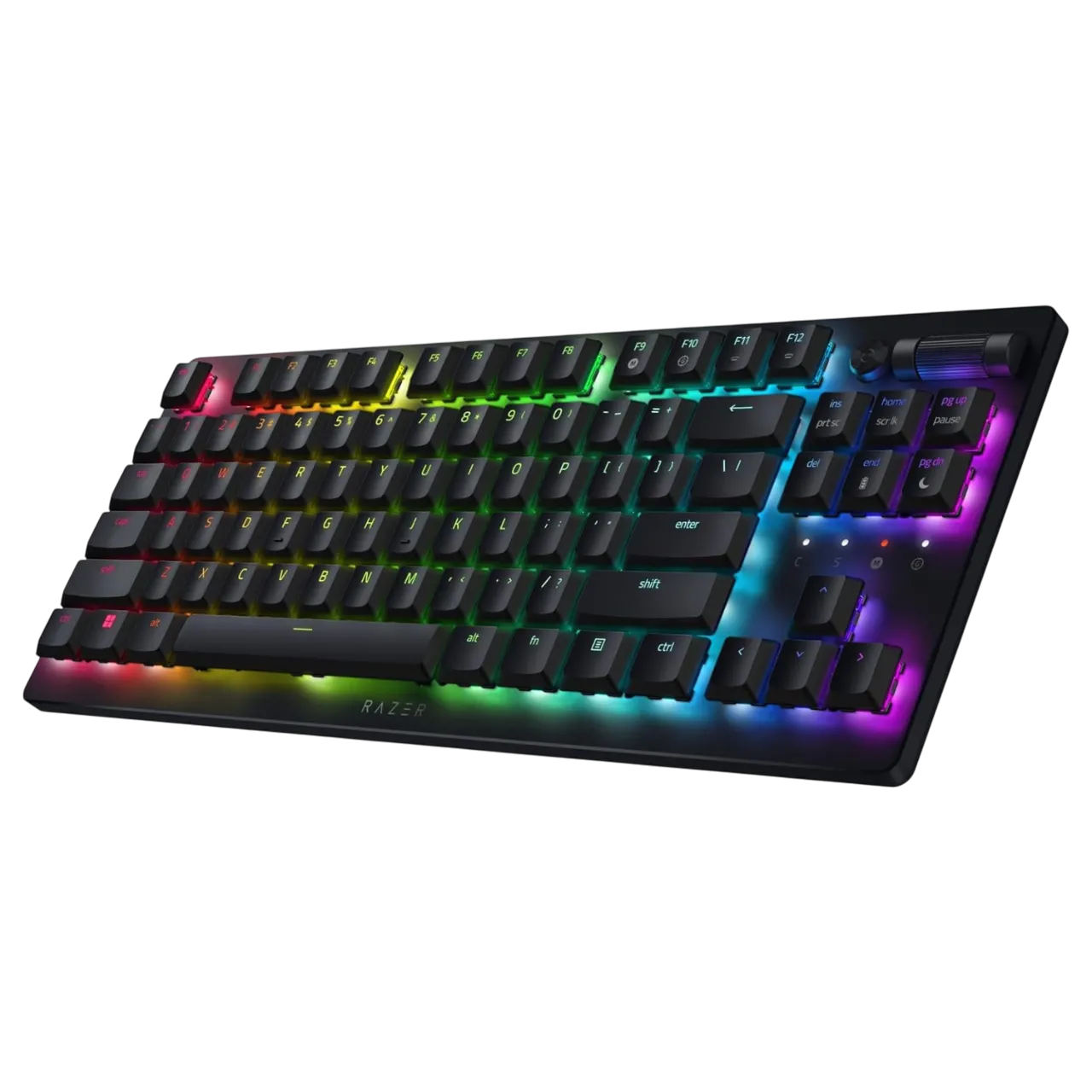 Bàn phím Razer DeathStalker V2 Pro TKL màu đen với thiết kế low-profile