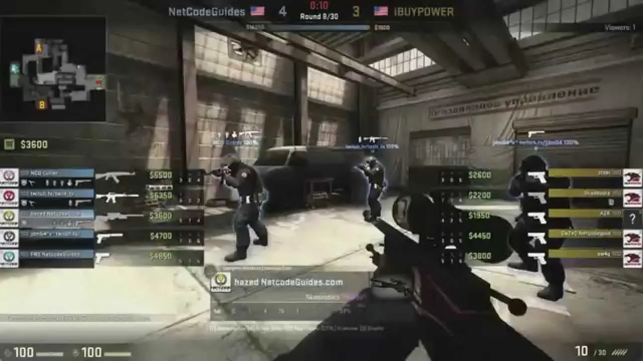 Bằng chứng dàn xếp tỷ số trong một trận đấu Counter-Strike chuyên nghiệp