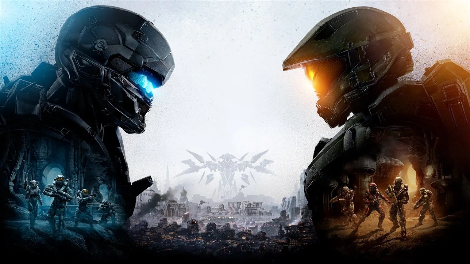 Bìa đĩa game Halo 5 Guardians trên Xbox One