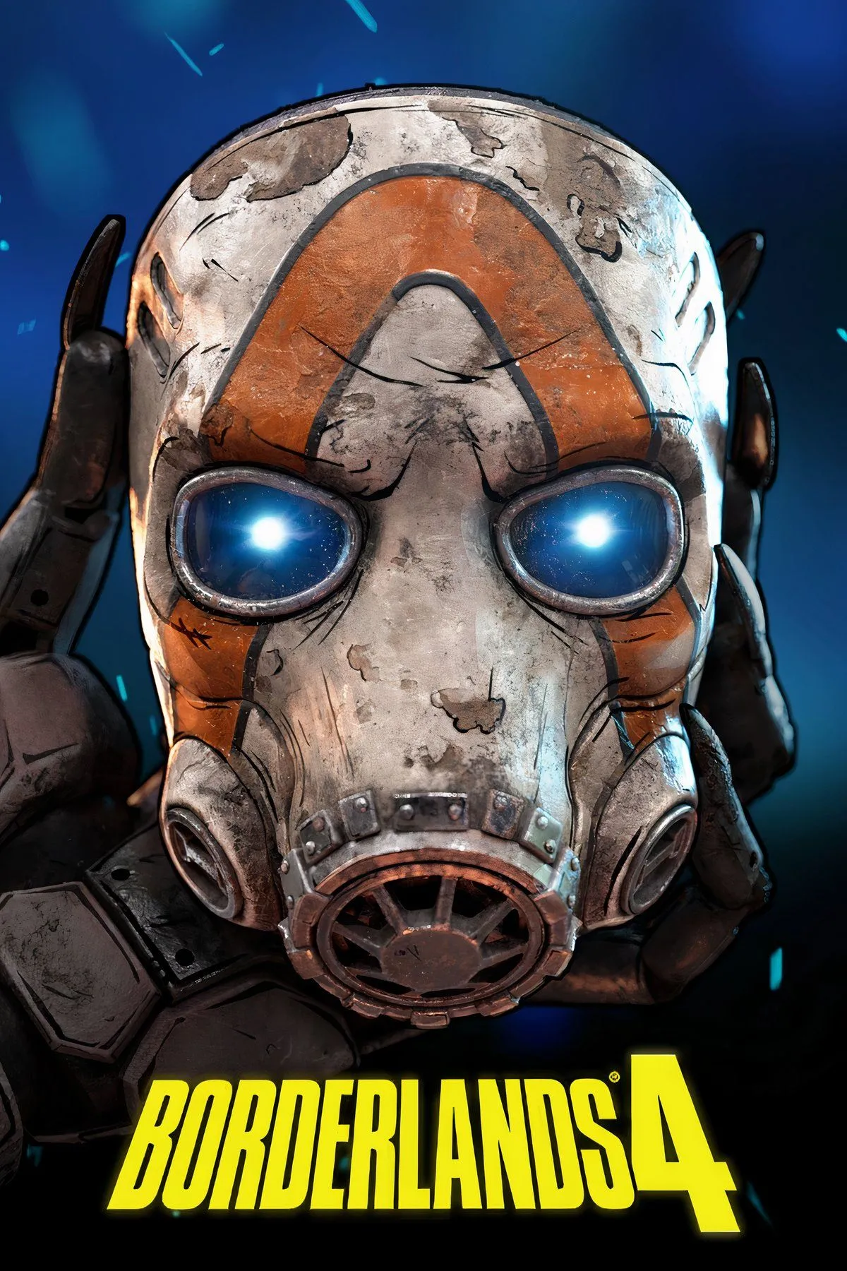 Bìa game Borderlands 4 với các nhân vật quen thuộc cùng khẩu súng nổi bật