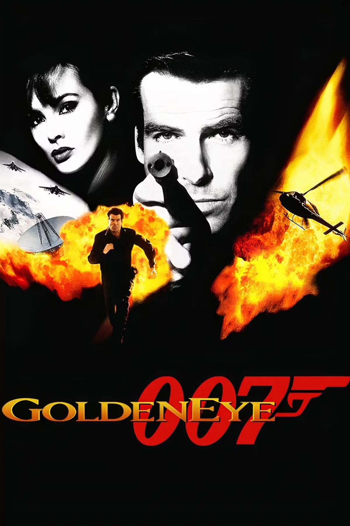 Bìa game GoldenEye 007 (N64), biểu tượng của dòng game bắn súng góc nhìn thứ nhất trên console.