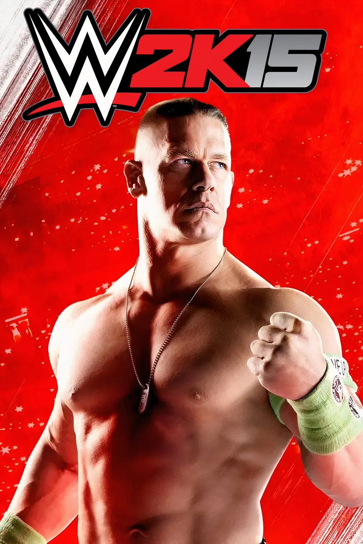 Bìa game WWE 2K15 với hình ảnh John Cena và Roman Reigns, mở đầu kỷ nguyên game WWE 2K trên console thế hệ mới.