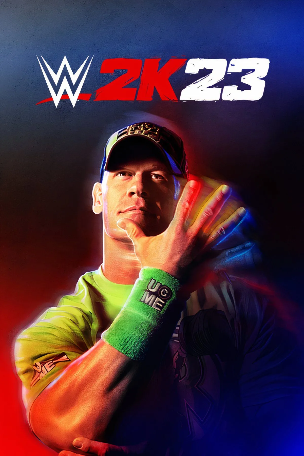 Bìa game WWE 2K23 với John Cena, đại diện cho phiên bản tiếp tục cải tiến gameplay và giữ vững nền tảng vững chắc.