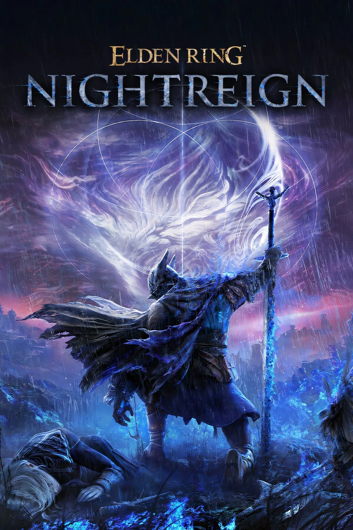 Bìa nghệ thuật chính thức của Elden Ring Nightreign, giới thiệu bối cảnh game