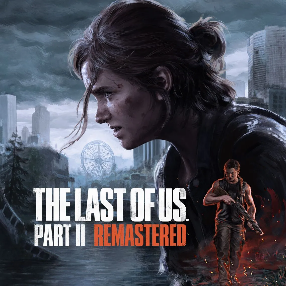 Bìa sản phẩm The Last of Us Part II Remastered, phiên bản game nâng cấp.