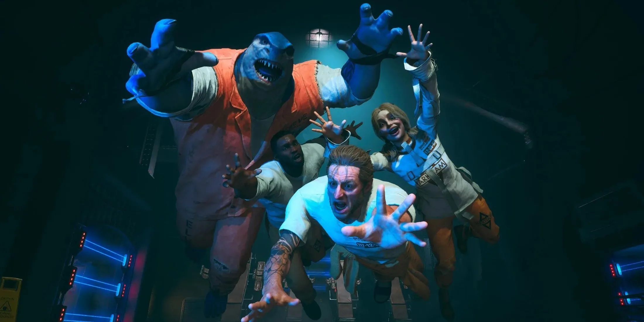 Biệt đội Suicide Squad trong một phân cảnh chiến đấu đầy hành động, thể hiện đồ họa sống động của game.