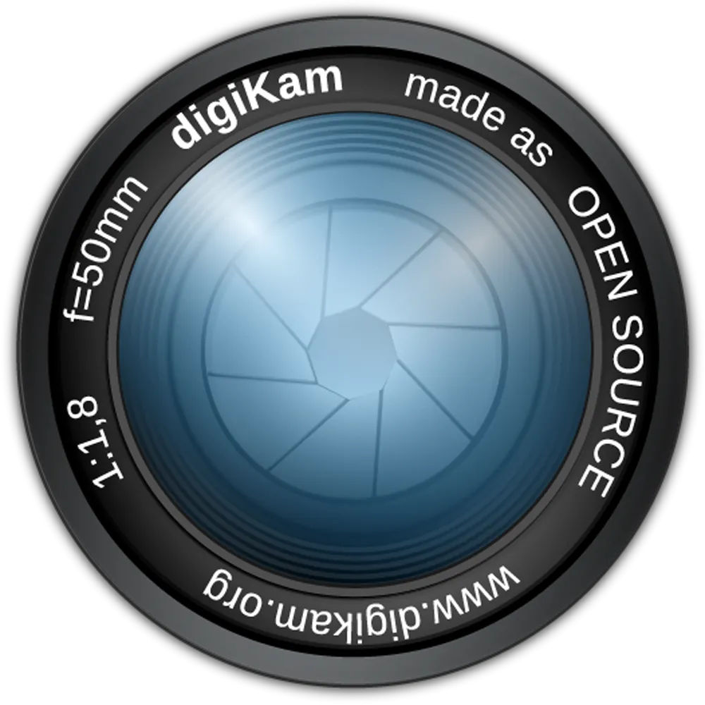 Biểu tượng (logo) chính thức của Digikam, phần mềm quản lý ảnh chuyên nghiệp.
