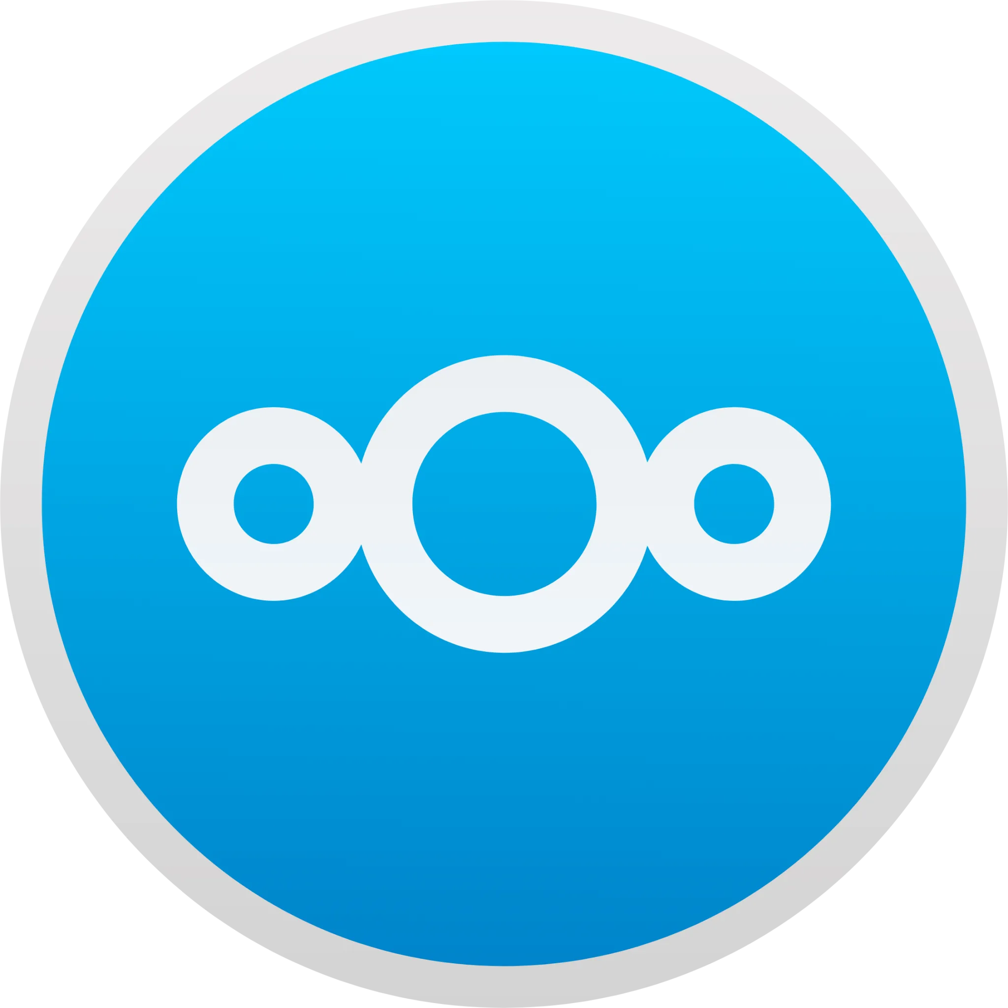 Biểu tượng (logo) của Nextcloud, đại diện cho giải pháp lưu trữ đám mây tự chủ.