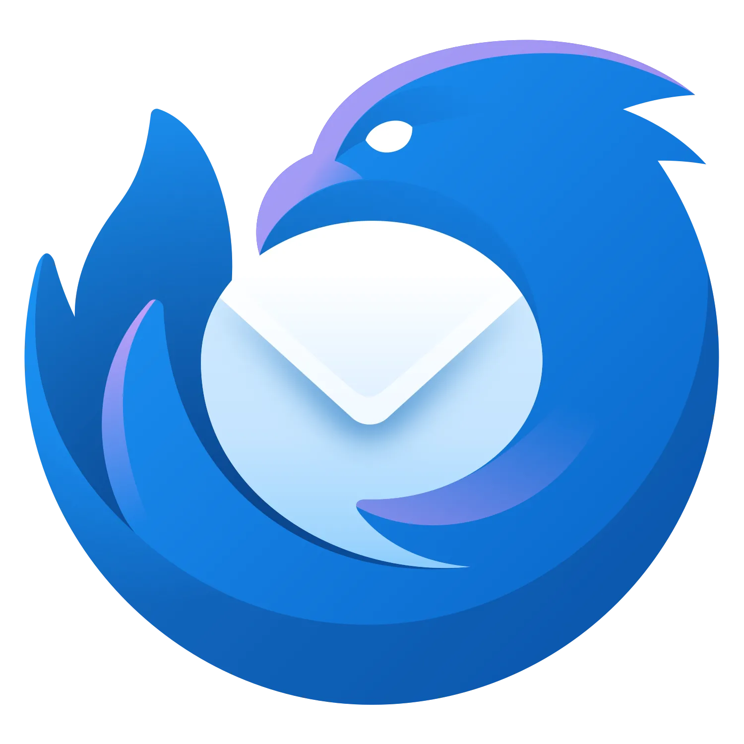 Biểu tượng mới của Thunderbird, ứng dụng email client mã nguồn mở thay thế Outlook.