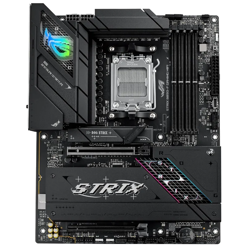 Bo mạch chủ Asus ROG Strix B850-F Gaming WiFi hỗ trợ nền tảng AMD AM5
