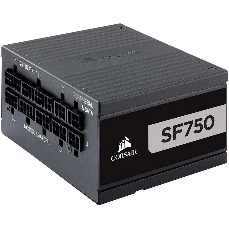 Bộ nguồn Corsair SF750 Platinum, một ví dụ về PSU hiệu suất cao 80 Plus Platinum