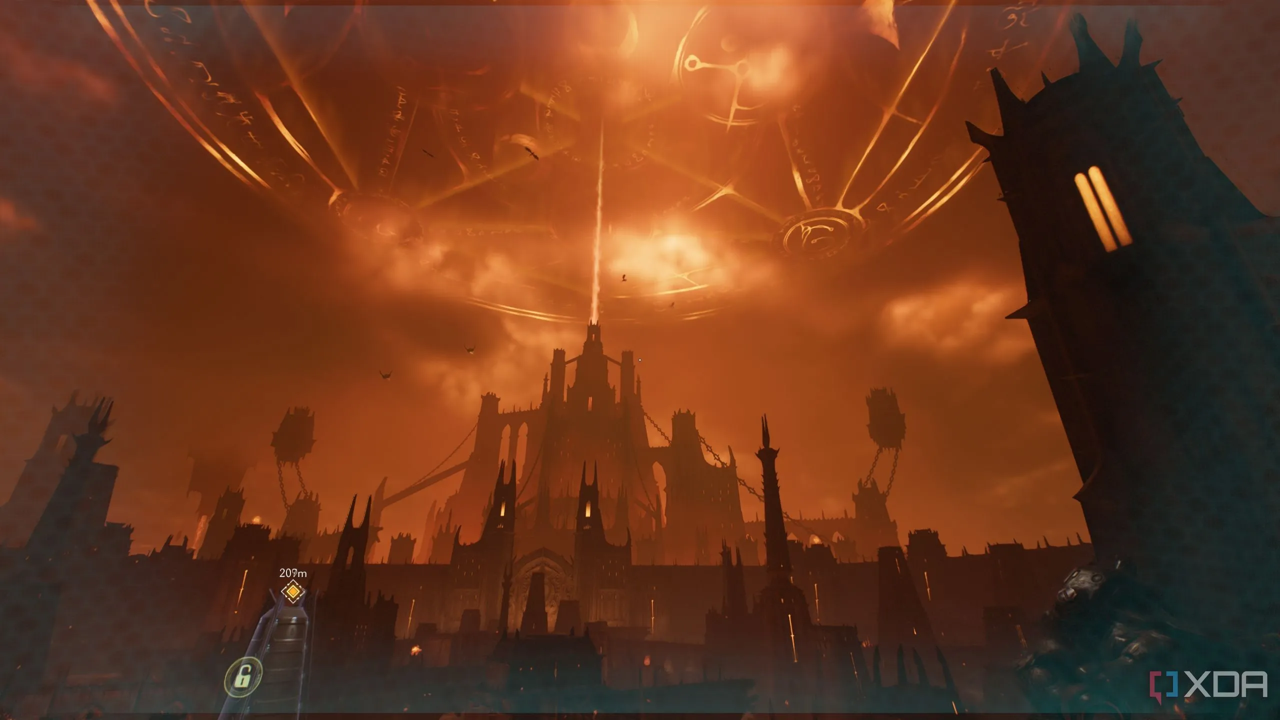 Các màn chơi hoành tráng của Doom: The Dark Ages với khung cảnh địa ngục.