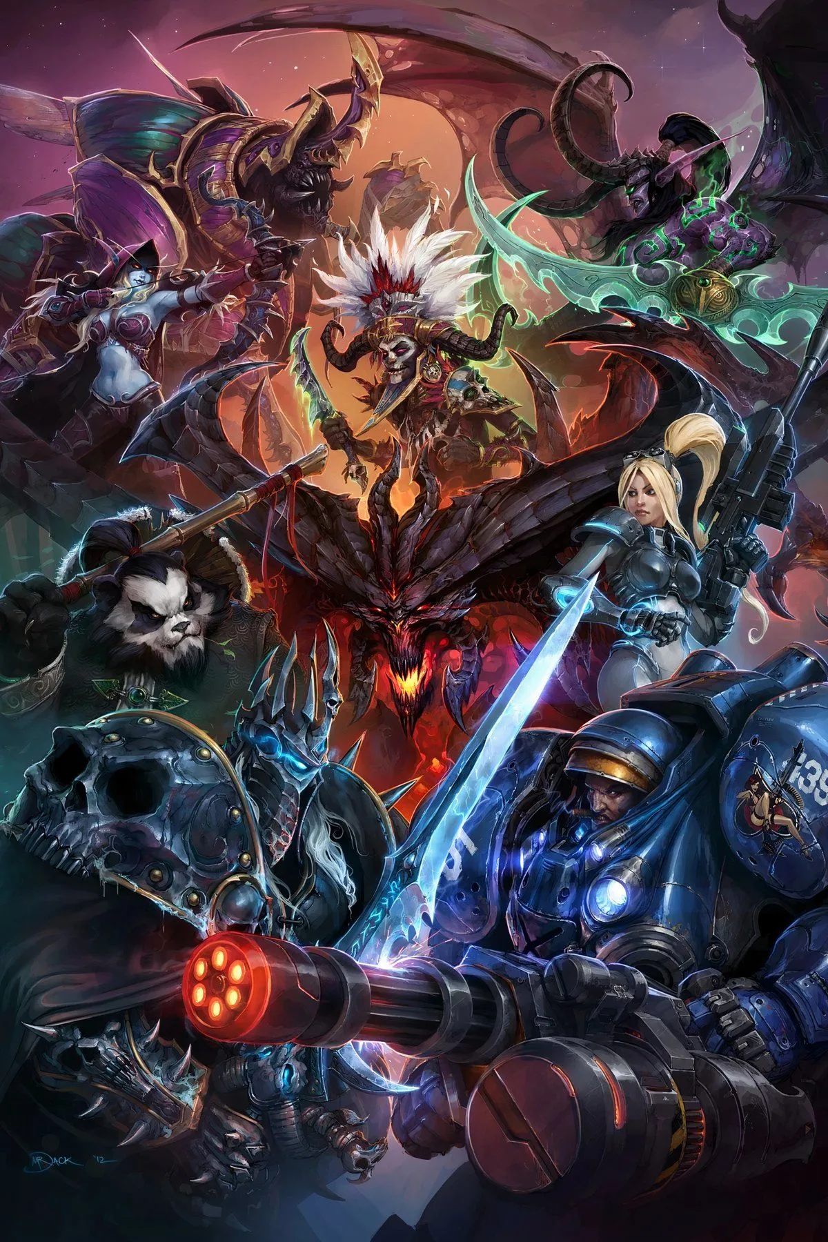 Các nhân vật anh hùng từ Blizzard trong Heroes of the Storm