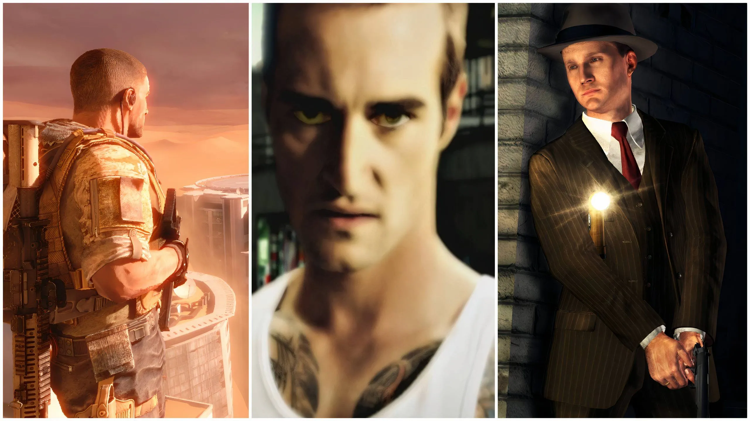 Các nhân vật biểu tượng từ nhiều tựa game kinh điển như Spec Ops: The Line, NFS: The Most Wanted và L.A. Noire, gợi nhắc đến những tựa game xứng đáng được làm lại như Prince of Persia.