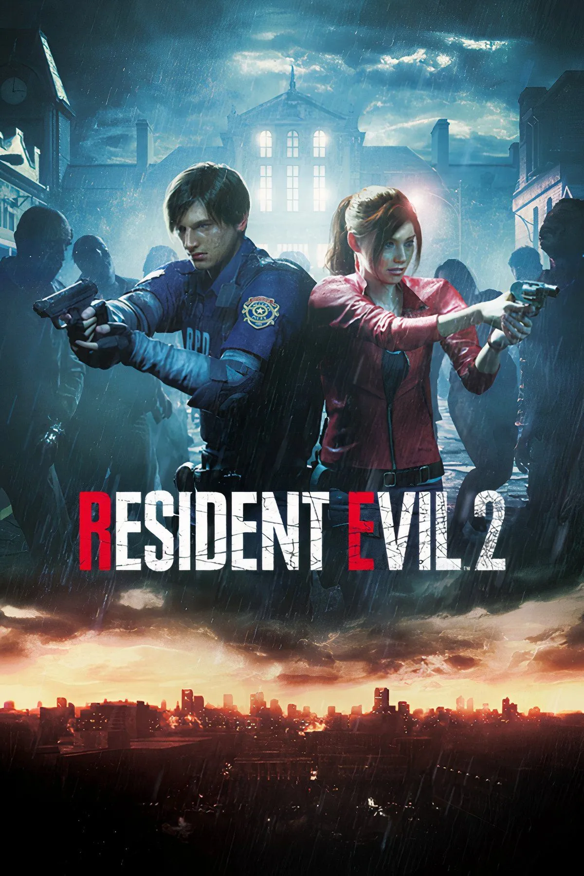 Cảnh Leon S. Kennedy đối đầu với Tyrant (Mr. X) trong Resident Evil 2 Remake