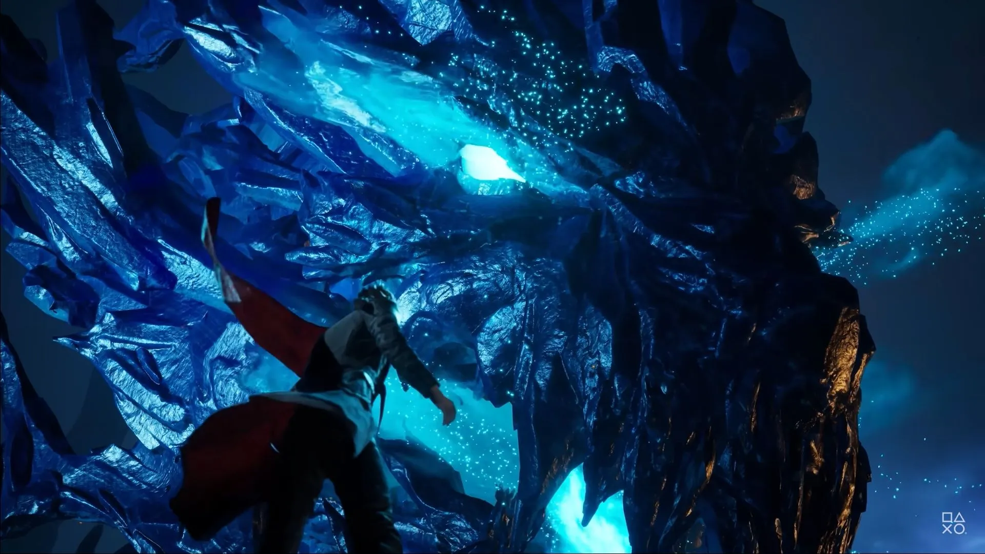 Cảnh quay từ trailer Lost Soul Aside cho thấy nhân vật chính đối đầu với một con rồng