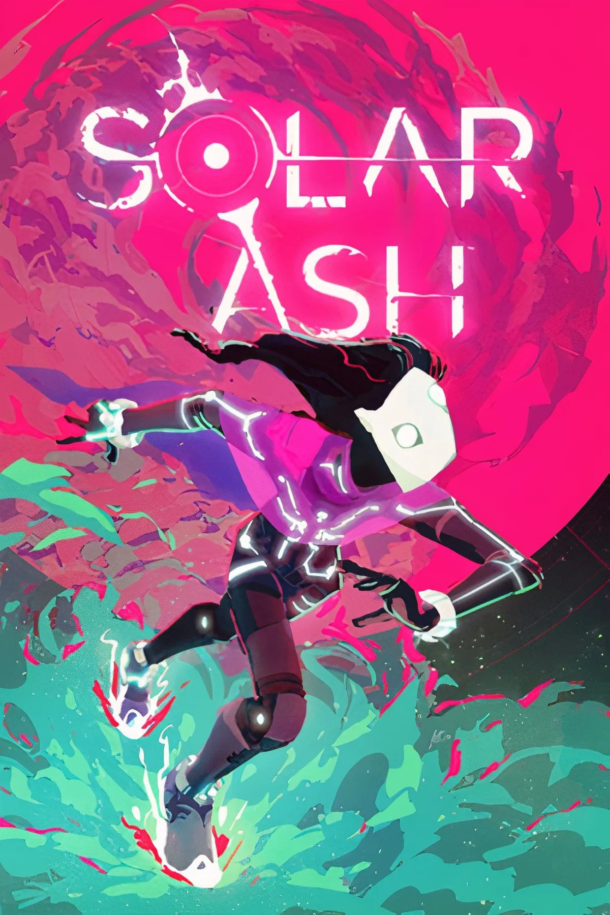 Cảnh trong Solar Ash, một tựa game platformer 3D với phong cách nghệ thuật vũ trụ độc đáo và di chuyển mượt mà.