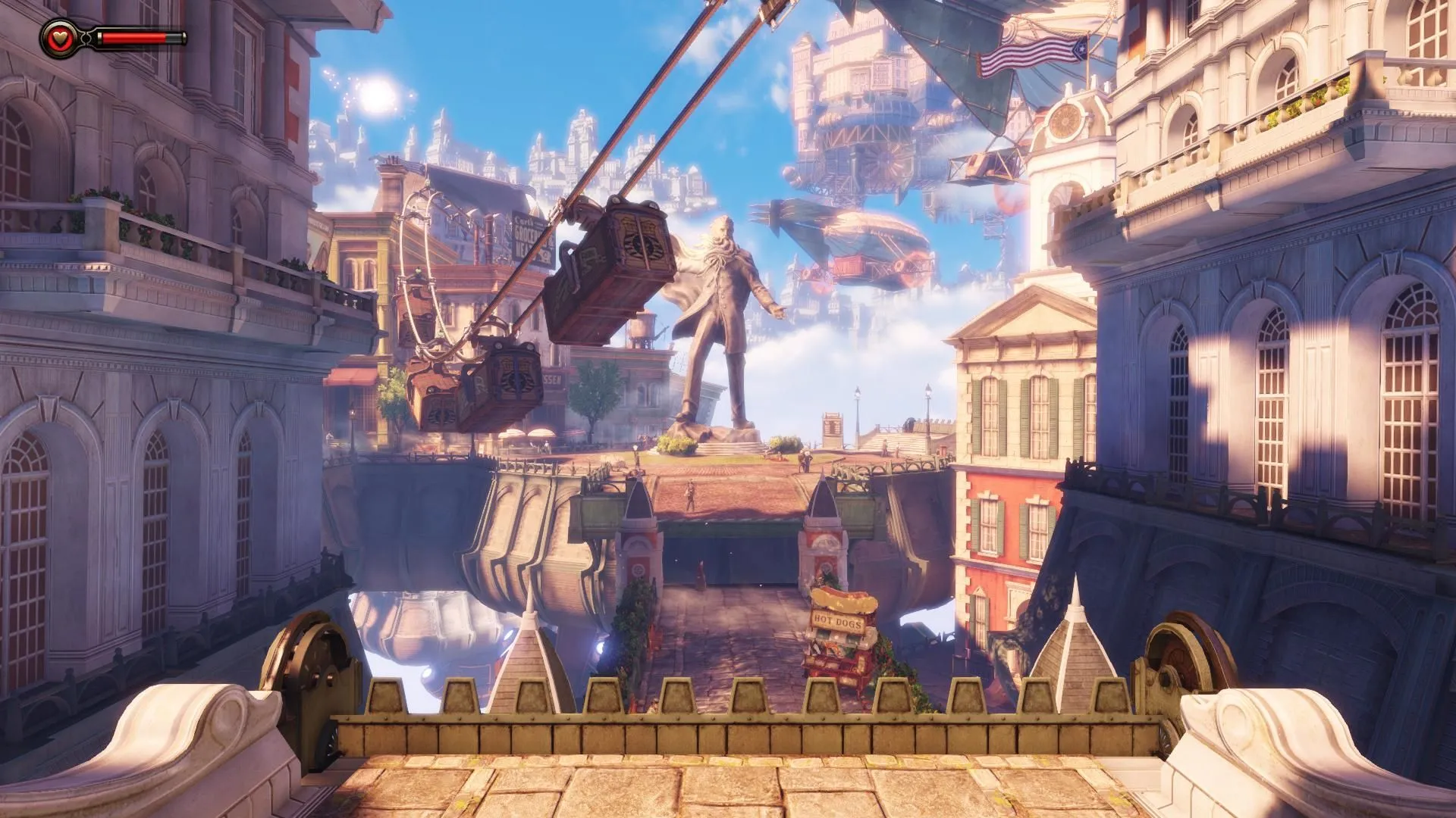 Cảnh trong tựa game hành động BioShock Infinite