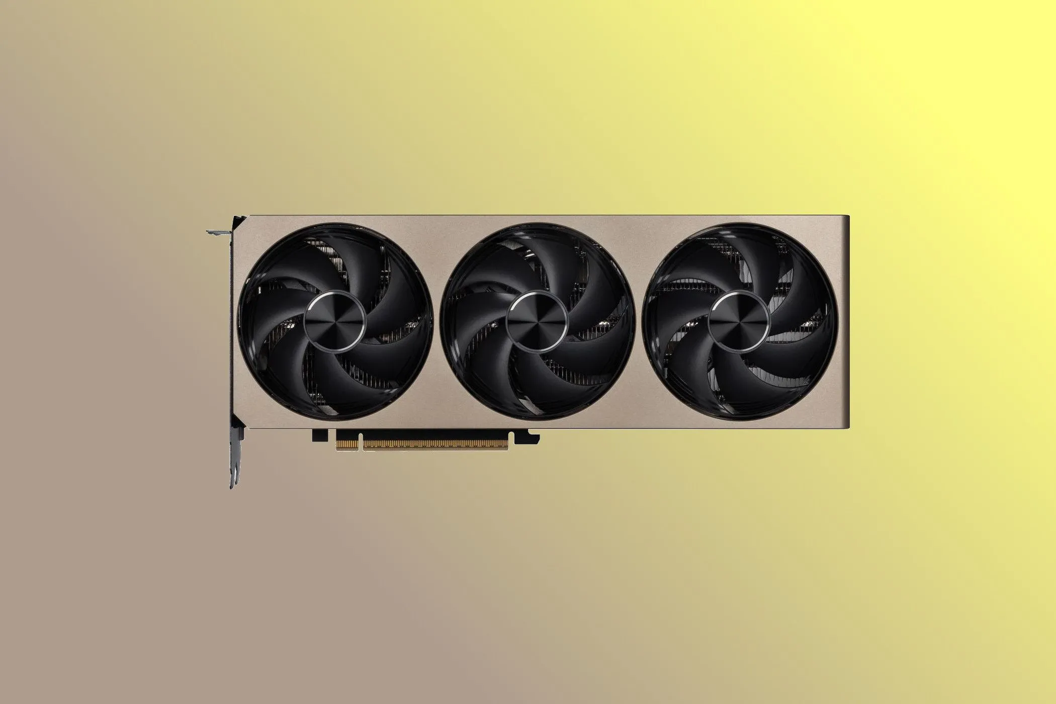 Card đồ họa MSI Inspire GeForce RTX 5080 3X OC với thiết kế mạ đồng sang trọng