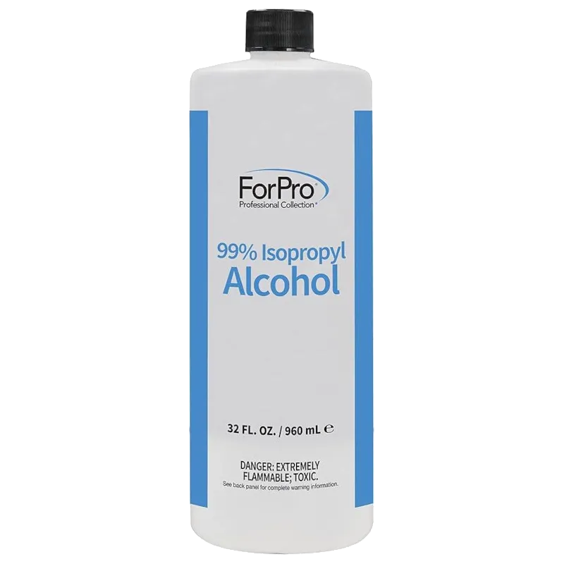Chai cồn Isopropyl 99% của ForPro, một dung môi lý tưởng để vệ sinh các linh kiện điện tử như card đồ họa, loại bỏ bụi bẩn và cặn bám.