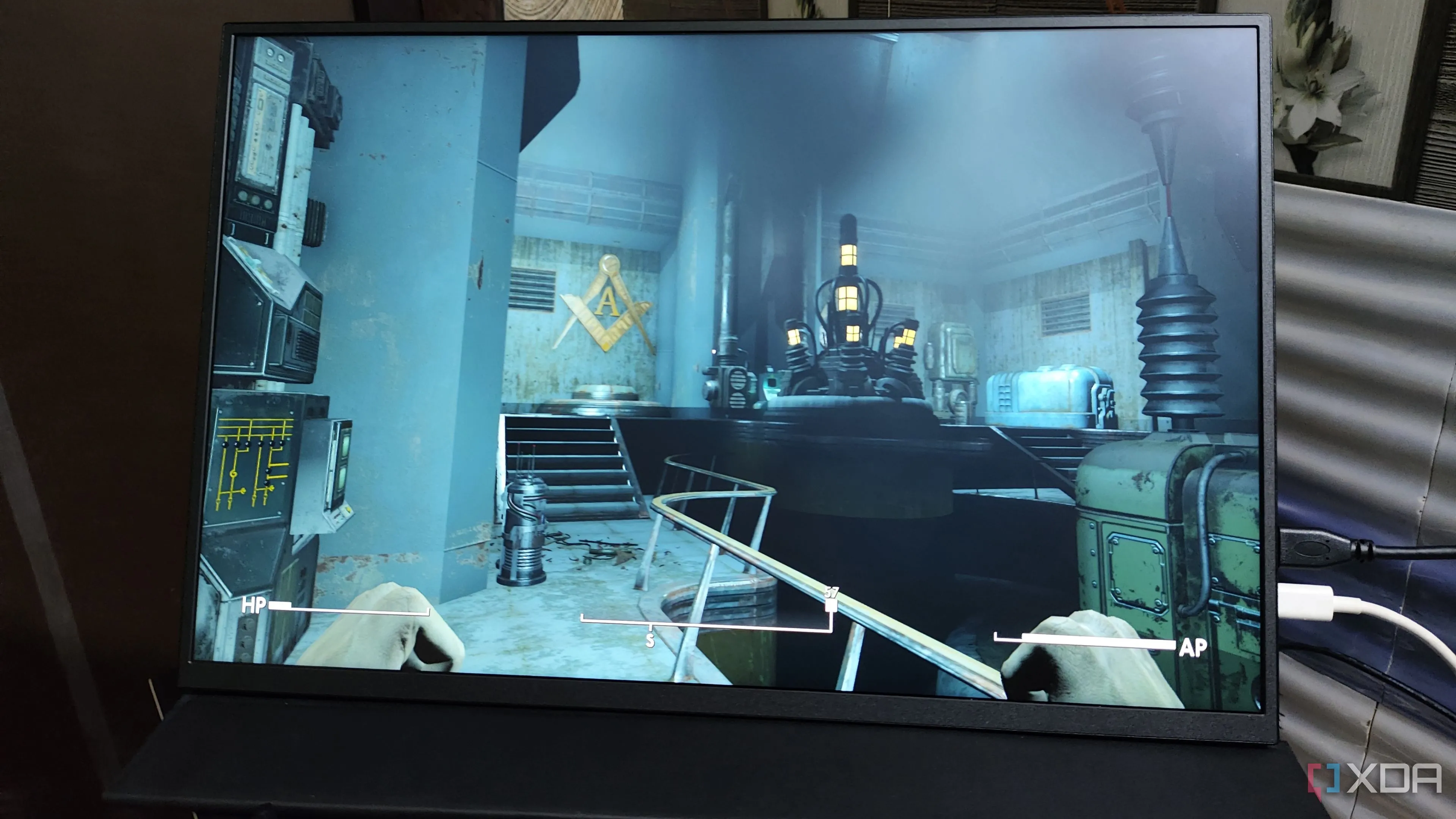 Chế độ mod &quot;Total Conversion&quot; Fallout: London đang chạy, thể hiện sự sáng tạo và chiều sâu của các game nhập vai có cộng đồng modding mạnh mẽ.