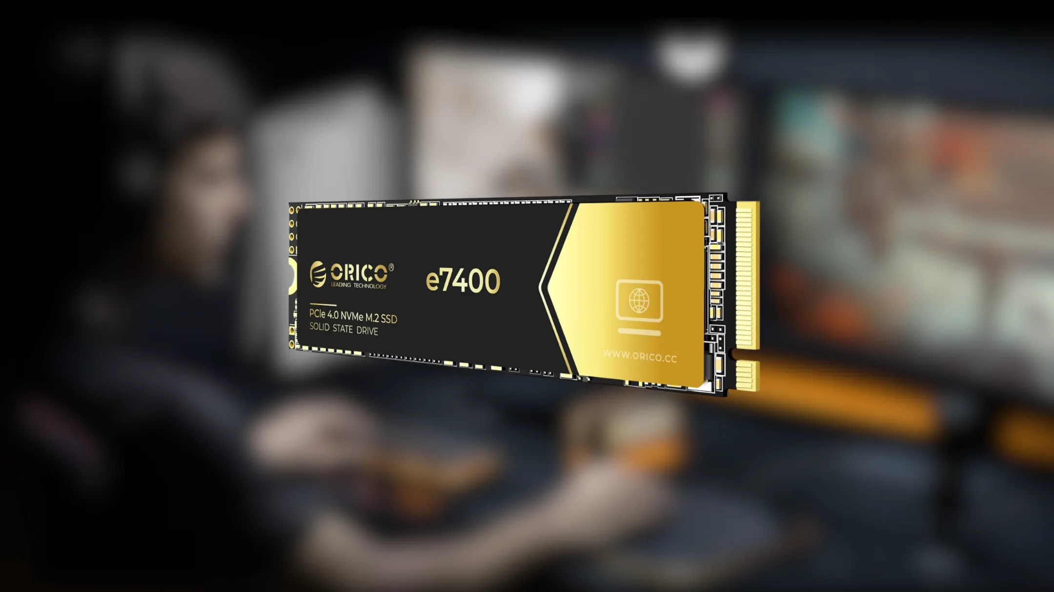 Chi tiết ổ cứng SSD Orico e7400 2TB M.2 với tản nhiệt