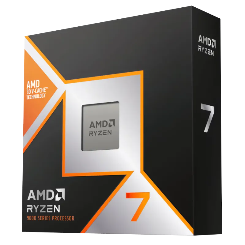 Chip xử lý AMD Ryzen 7 9800X3D với công nghệ 3D V-Cache thế hệ mới