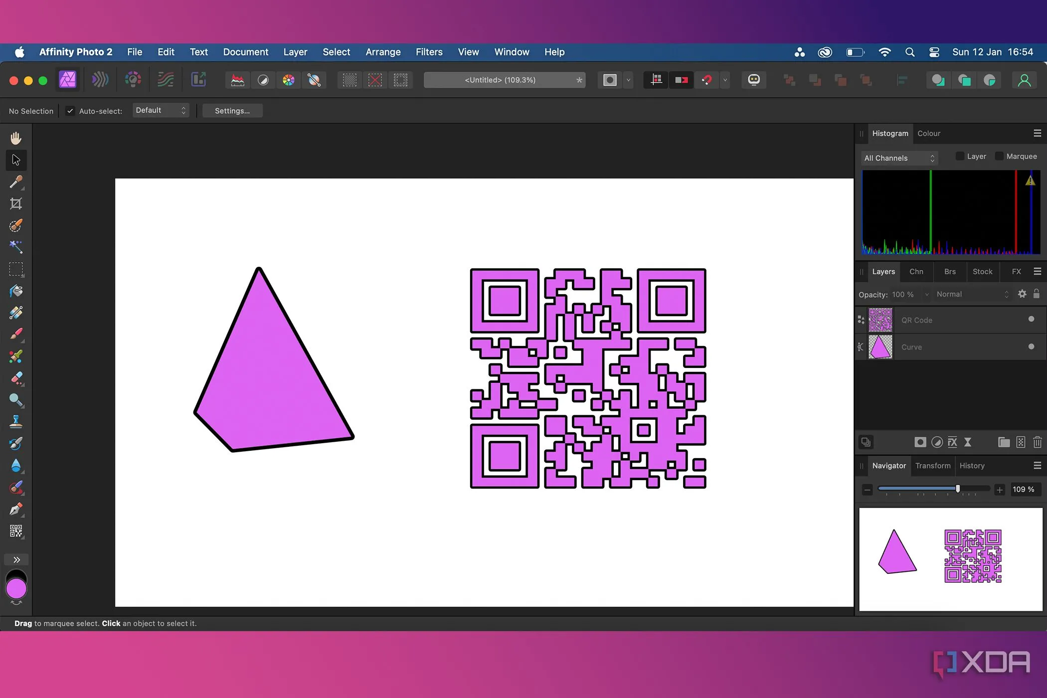 Công cụ vector trong Affinity Photo