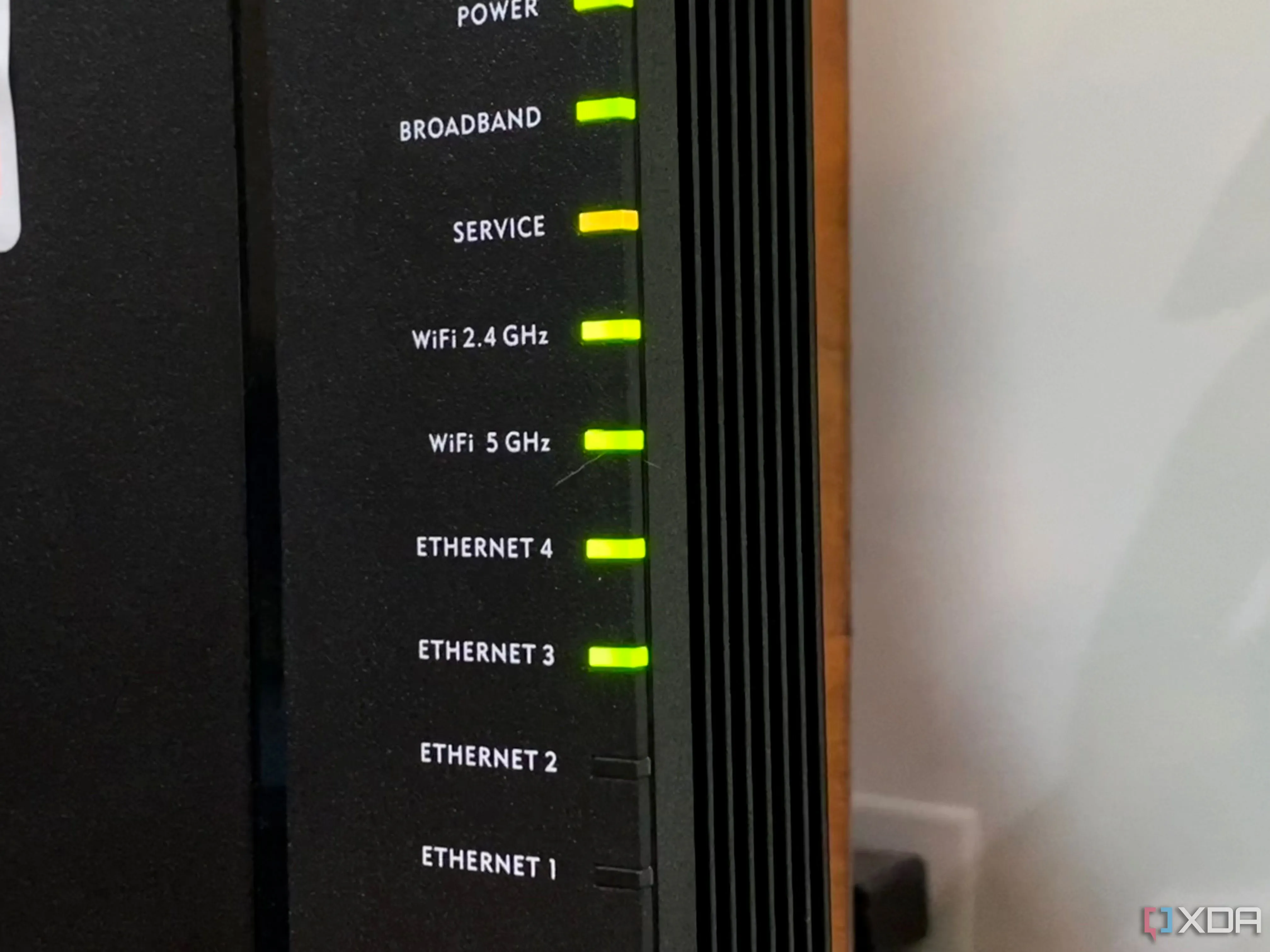 Đèn trạng thái kết nối trên router do nhà cung cấp dịch vụ Internet (ISP) cấp.