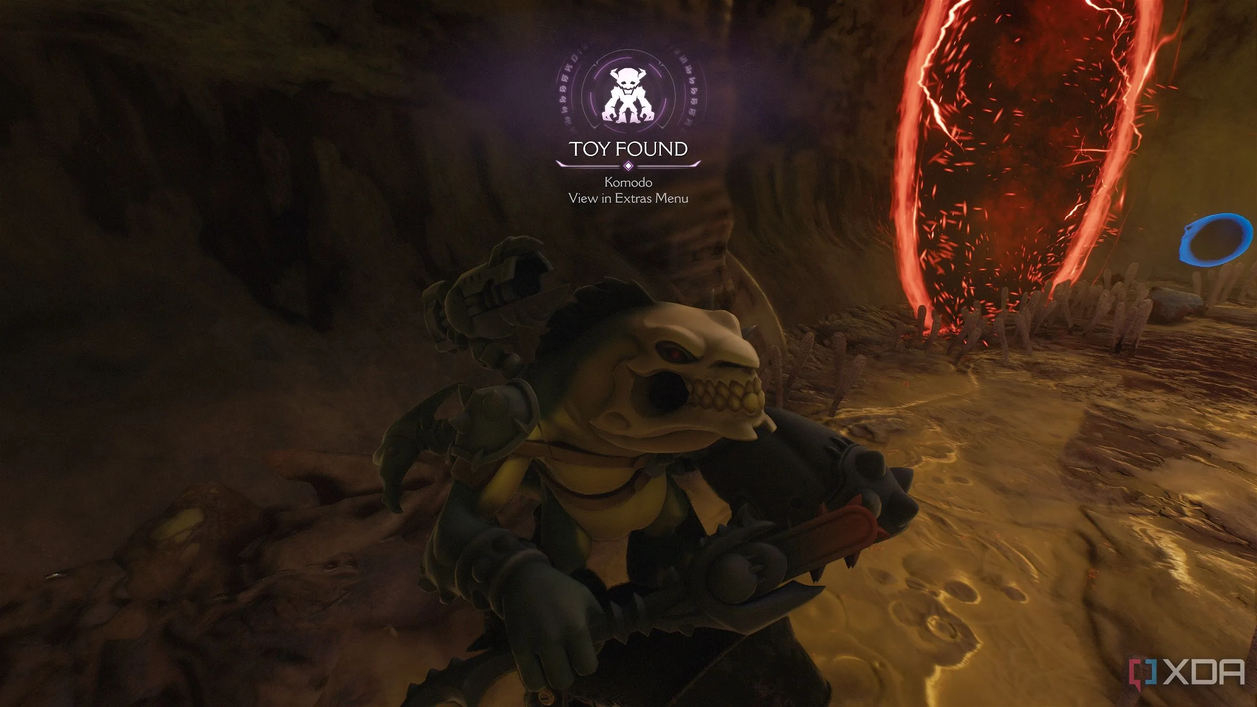 Đồ chơi sưu tầm Komodo trong Chapter 18 của Doom: The Dark Ages