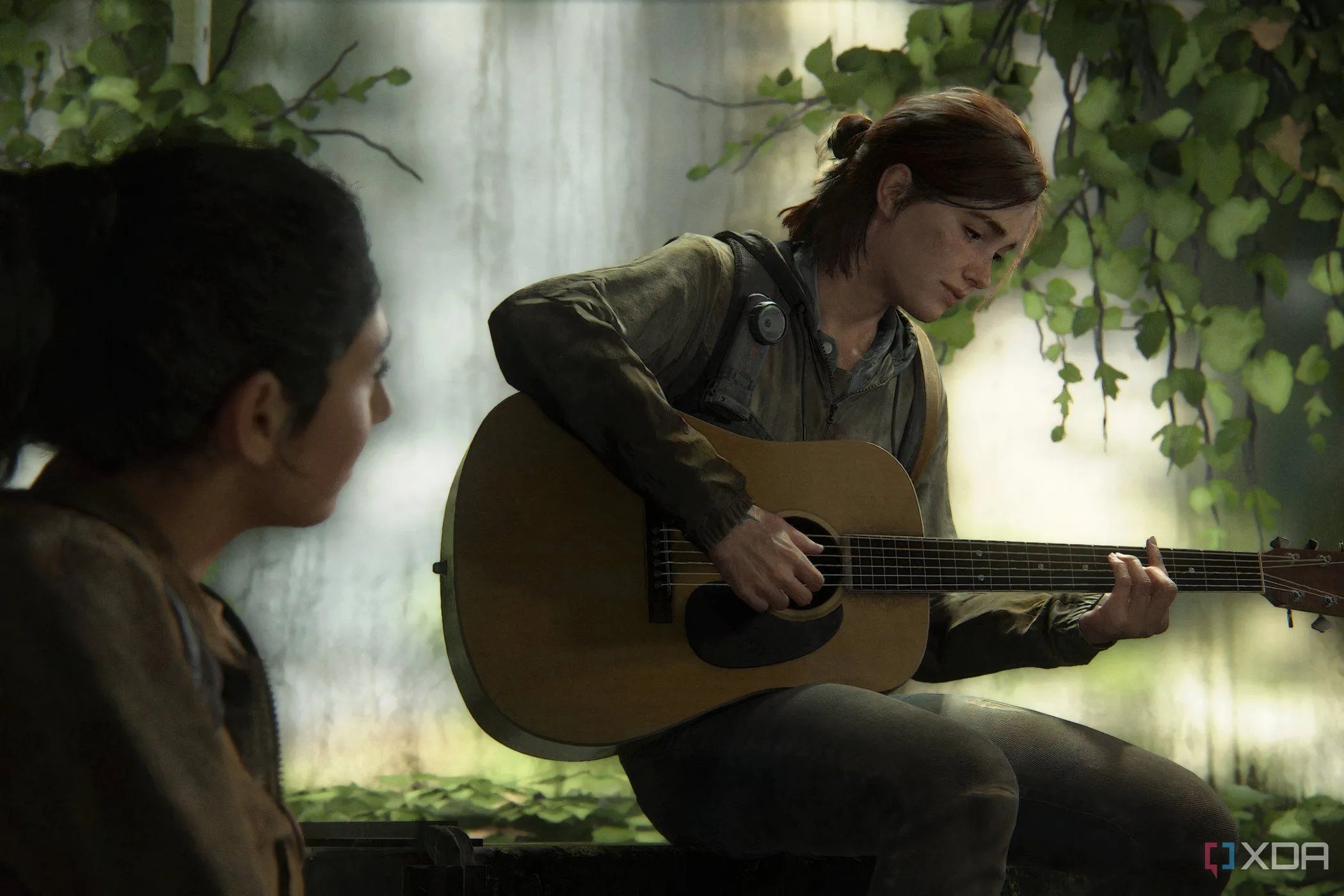 Ellie chơi guitar trong The Last of Us Part II