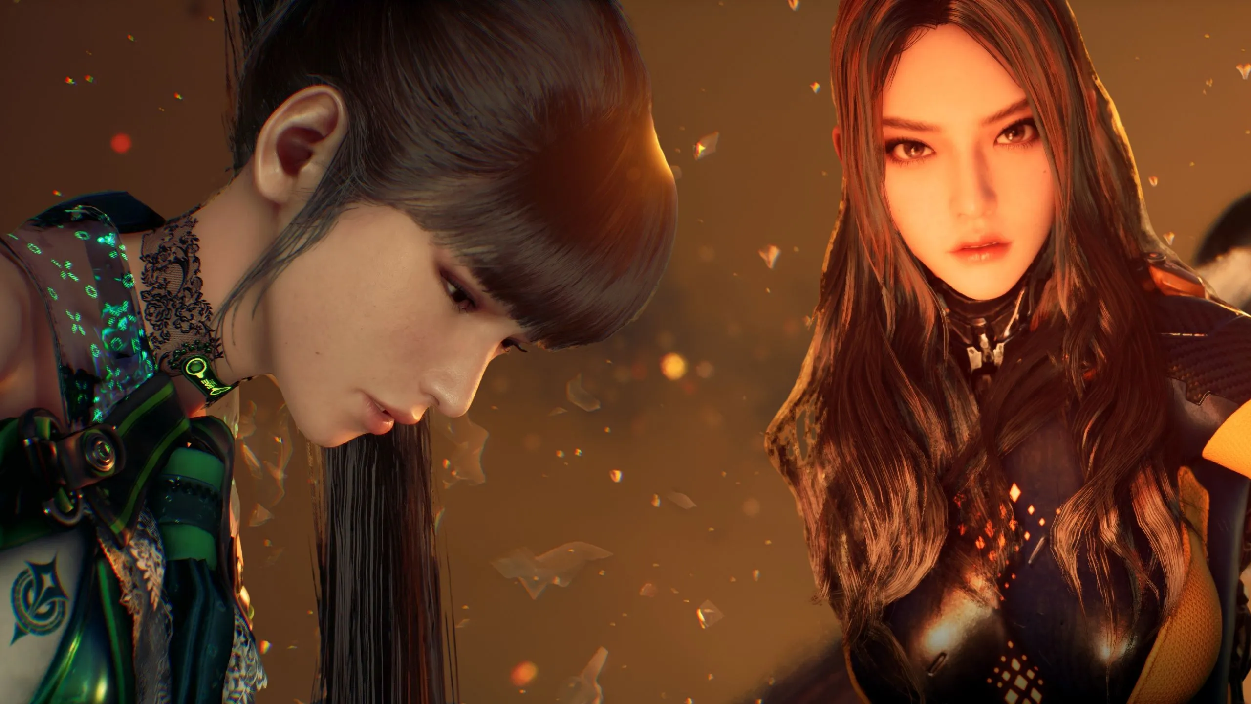 Eve và Tachy trong Stellar Blade, minh họa hiệu suất PC