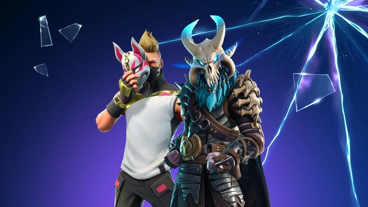 Fortnite Mobile hiển thị trên điện thoại Razer Phone và OnePlus 6.