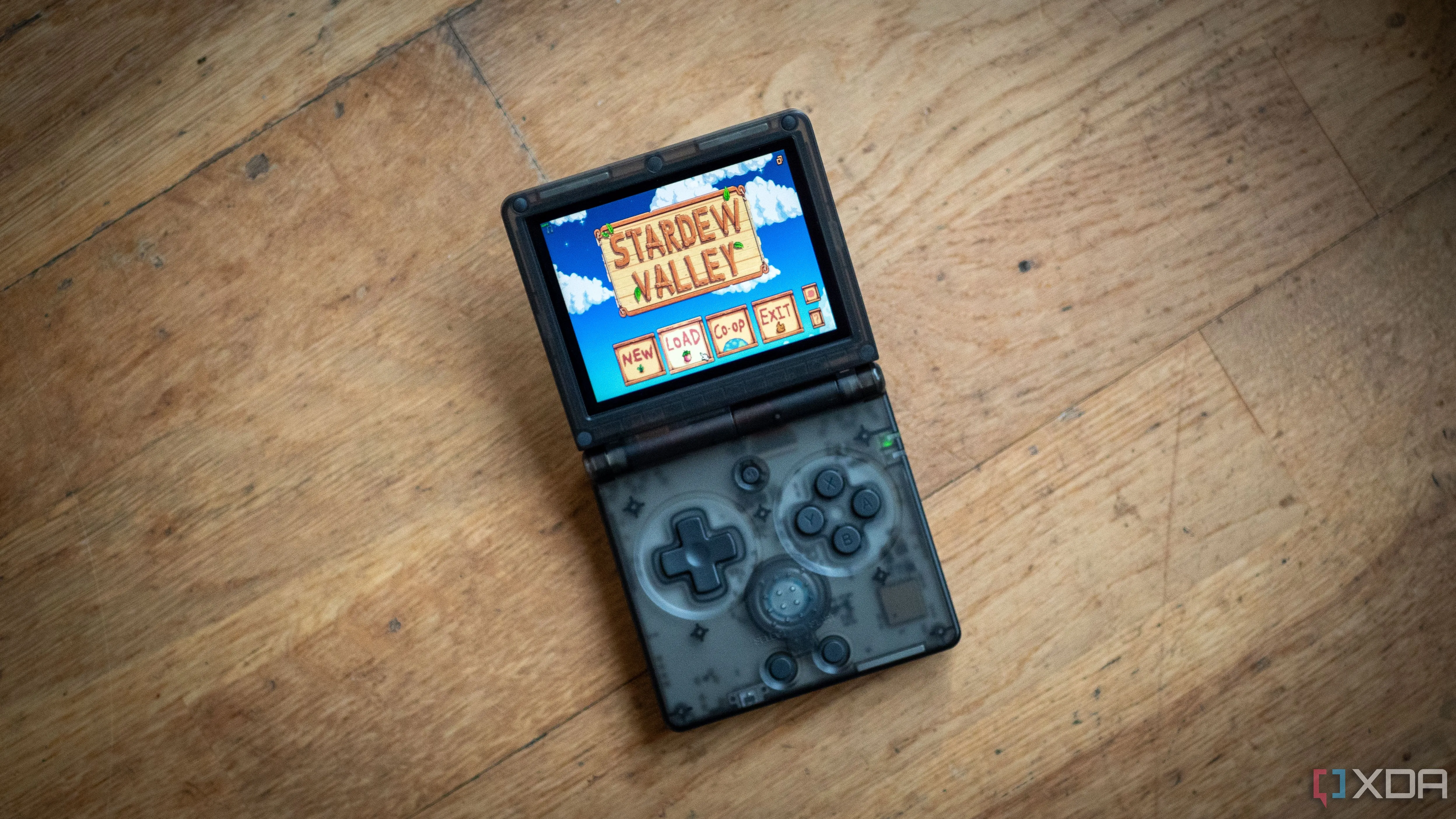 Game Stardew Valley đang chạy trên máy chơi game cầm tay Anbernic RG35XXSP thông qua ứng dụng Moonlight