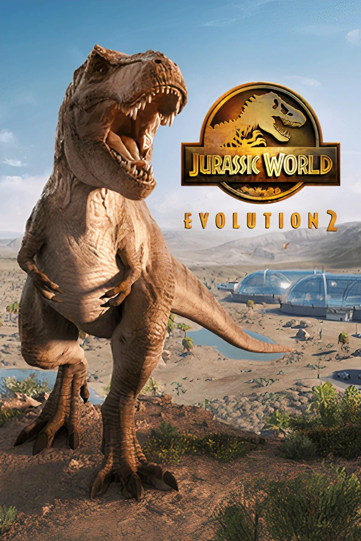 Gameplay Jurassic World Evolution 2 với nhiều loài khủng long khác nhau trong công viên