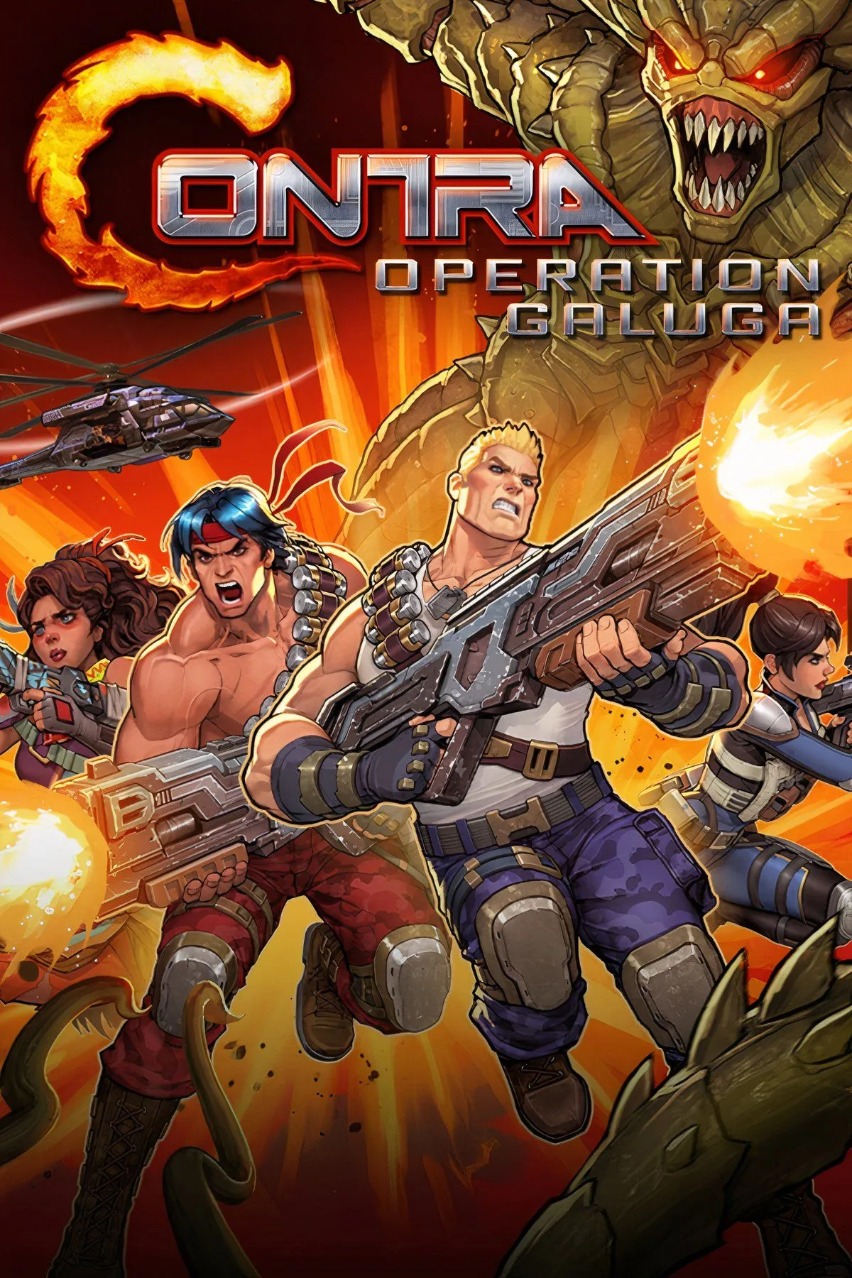 Gameplay sôi động của Contra 3: The Alien Wars trên SNES
