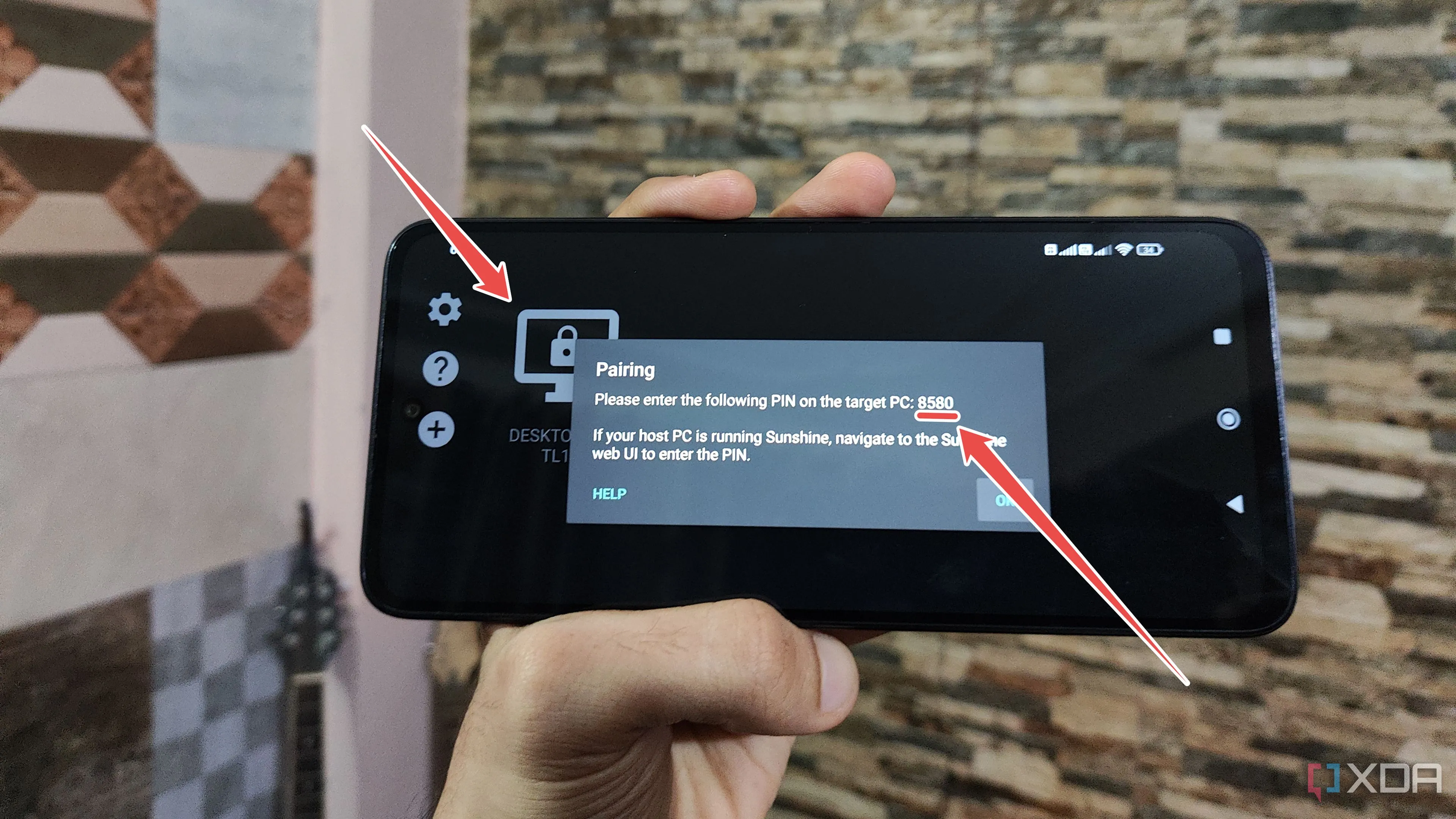 Ghép nối ứng dụng Artemis trên điện thoại Android với Apollo server qua mã PIN