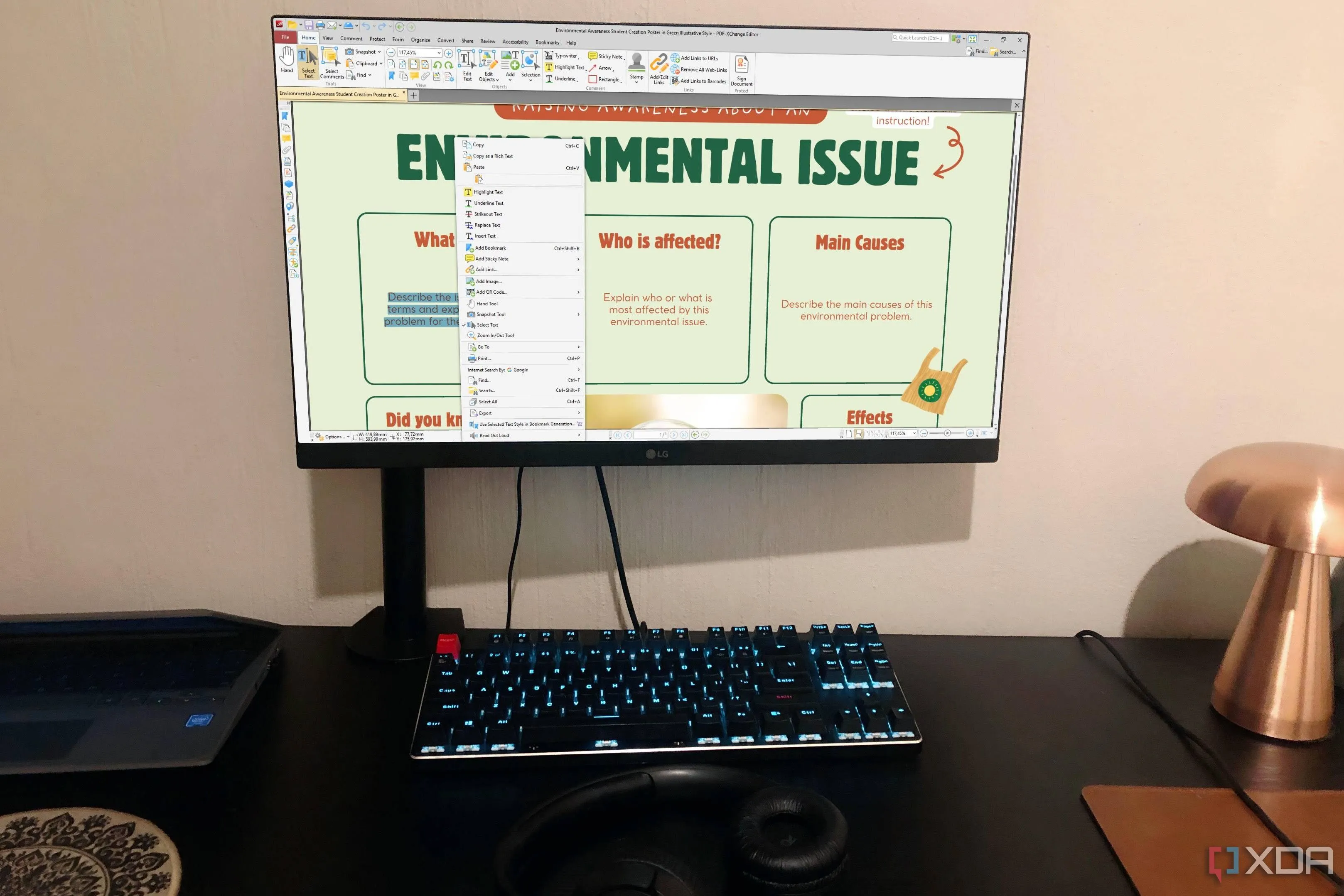 Giao diện các phần mềm chỉnh sửa PDF truyền thống trên máy tính để bàn