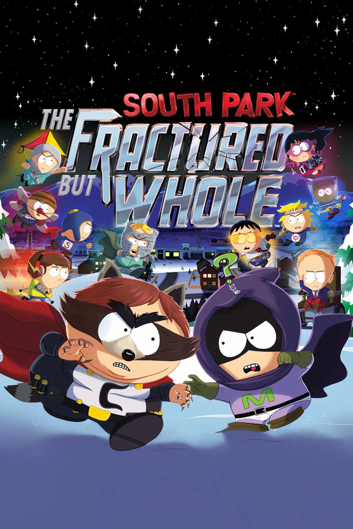 Giao diện game South Park: The Fractured But Whole với các nhân vật chính và phong cách đồ họa đặc trưng