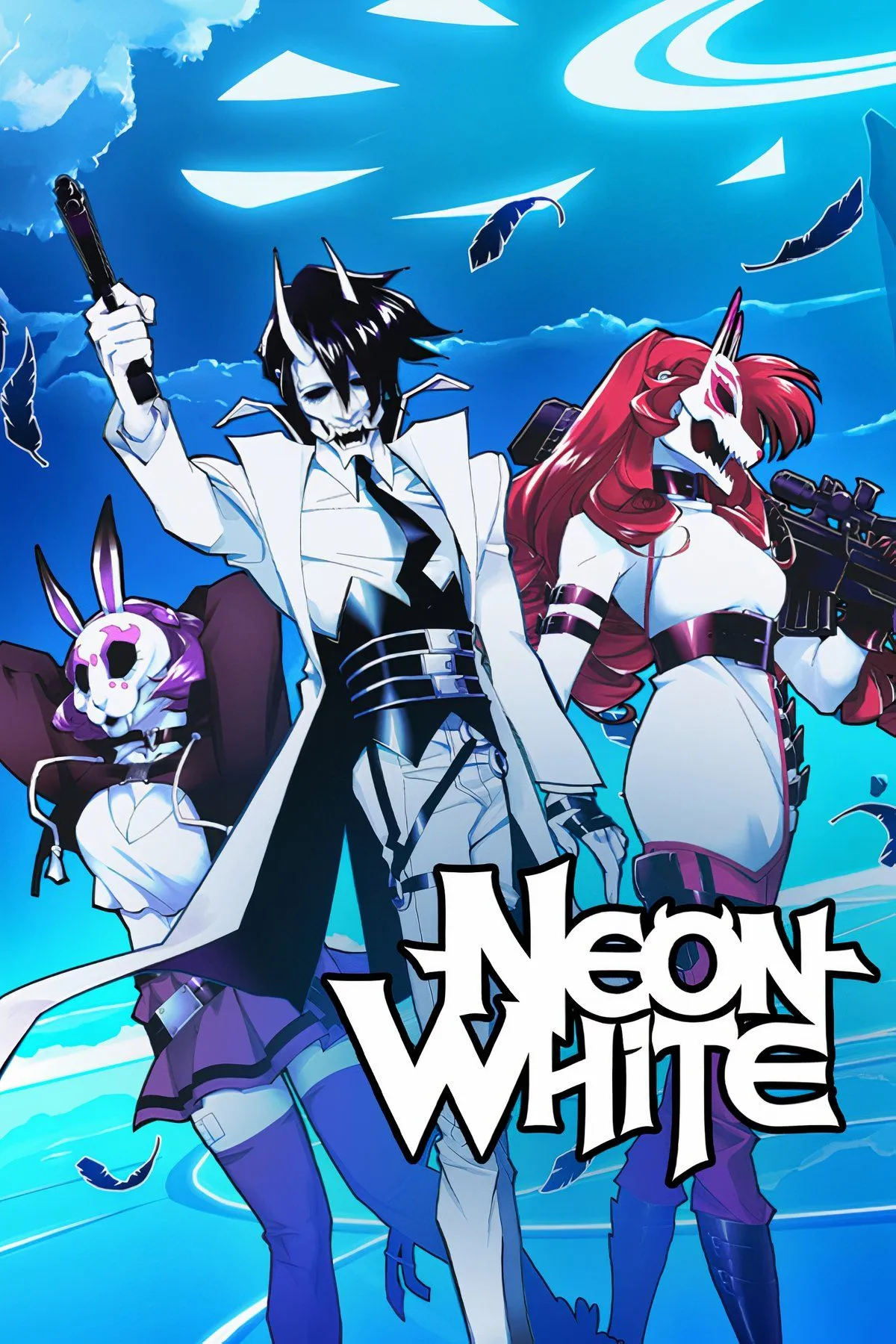 Giao diện hành động nhanh trong game Neon White