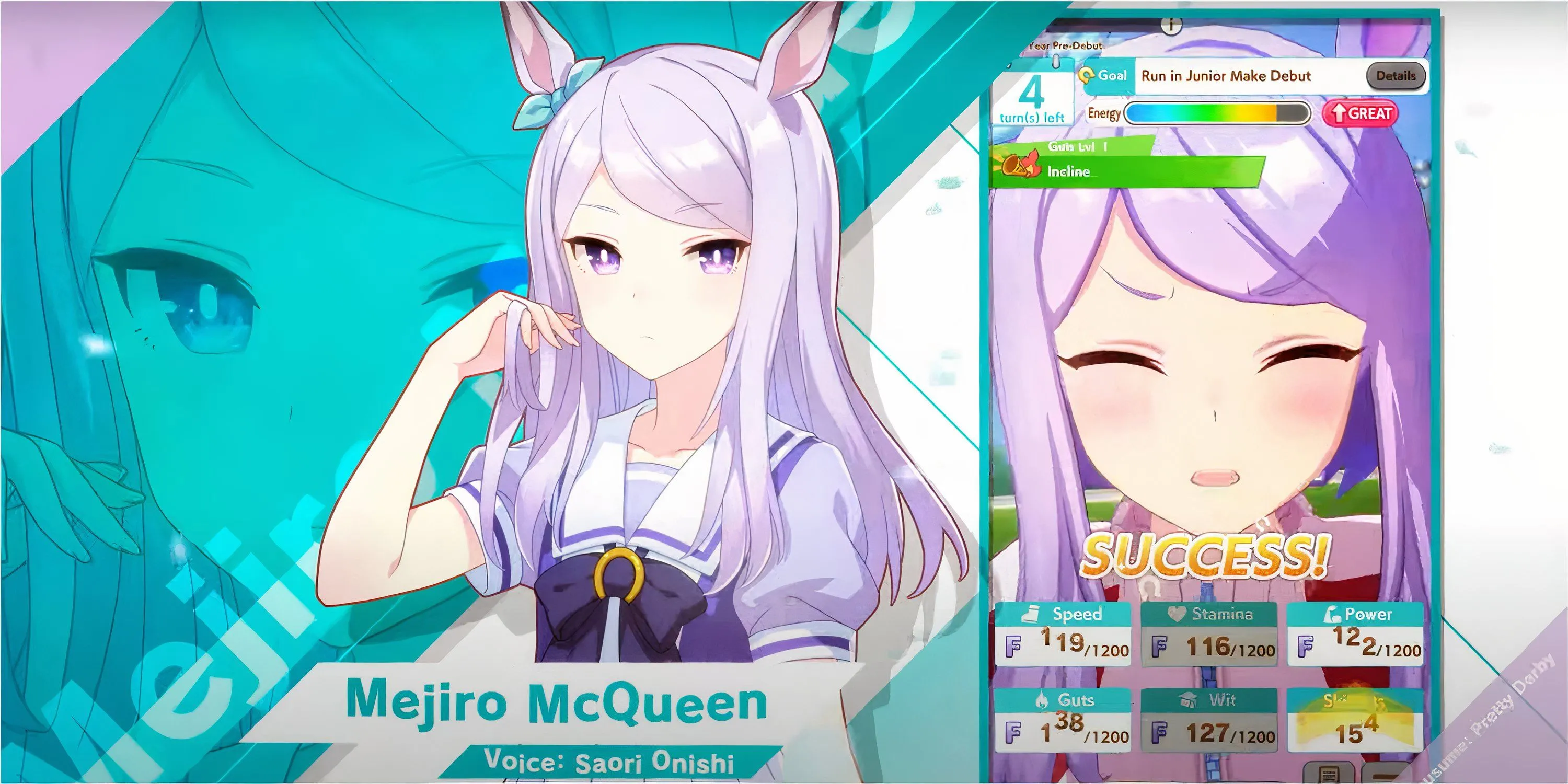 Giao diện quay gacha nhận nhân vật trong Umamusume Pretty Derby