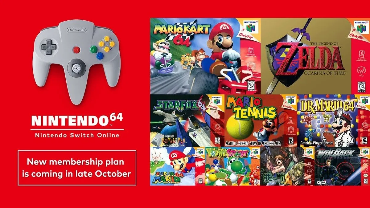 Giao diện trò chơi Nintendo 64 trên dịch vụ Nintendo Switch Online, được cải tiến với các tính năng mới độc quyền cho Switch 2
