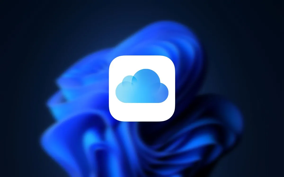 Giao diện ứng dụng iCloud dành cho Windows, hiển thị các tùy chọn đồng bộ hóa