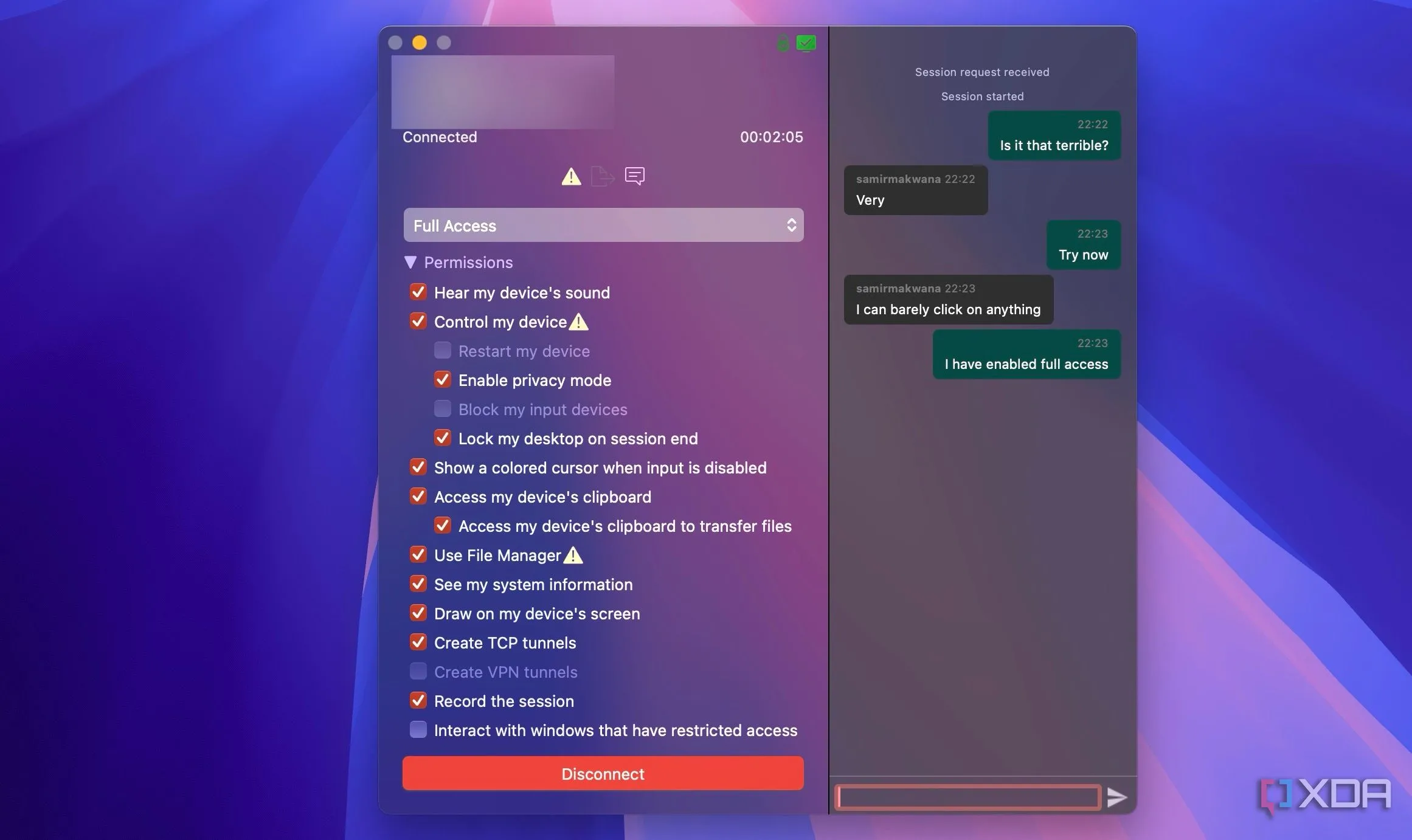 Giao diện và tính năng chính của AnyDesk