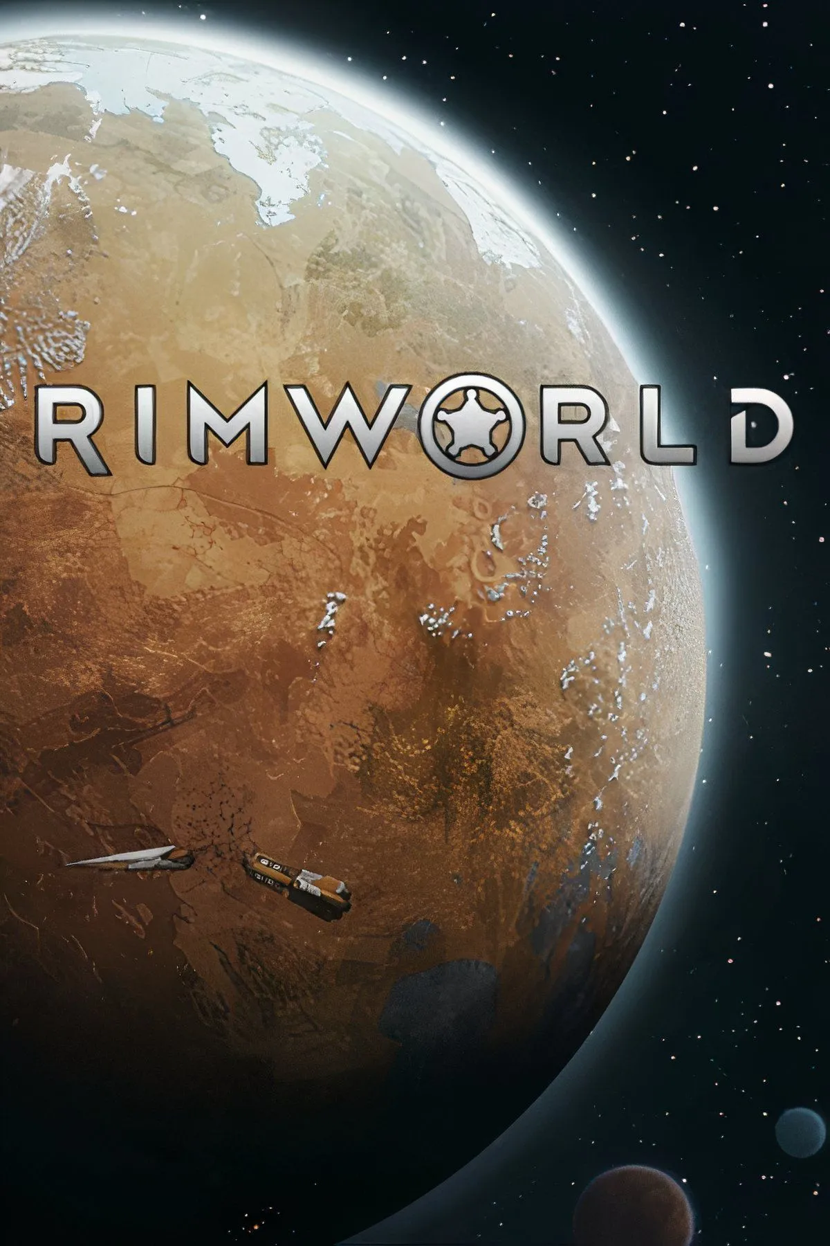 Góc nhìn từ trên xuống của một căn cứ đang phát triển trong RimWorld, với các công trình, thực vật và nhân vật hoạt động, mô tả sự phức tạp của việc quản lý thuộc địa.