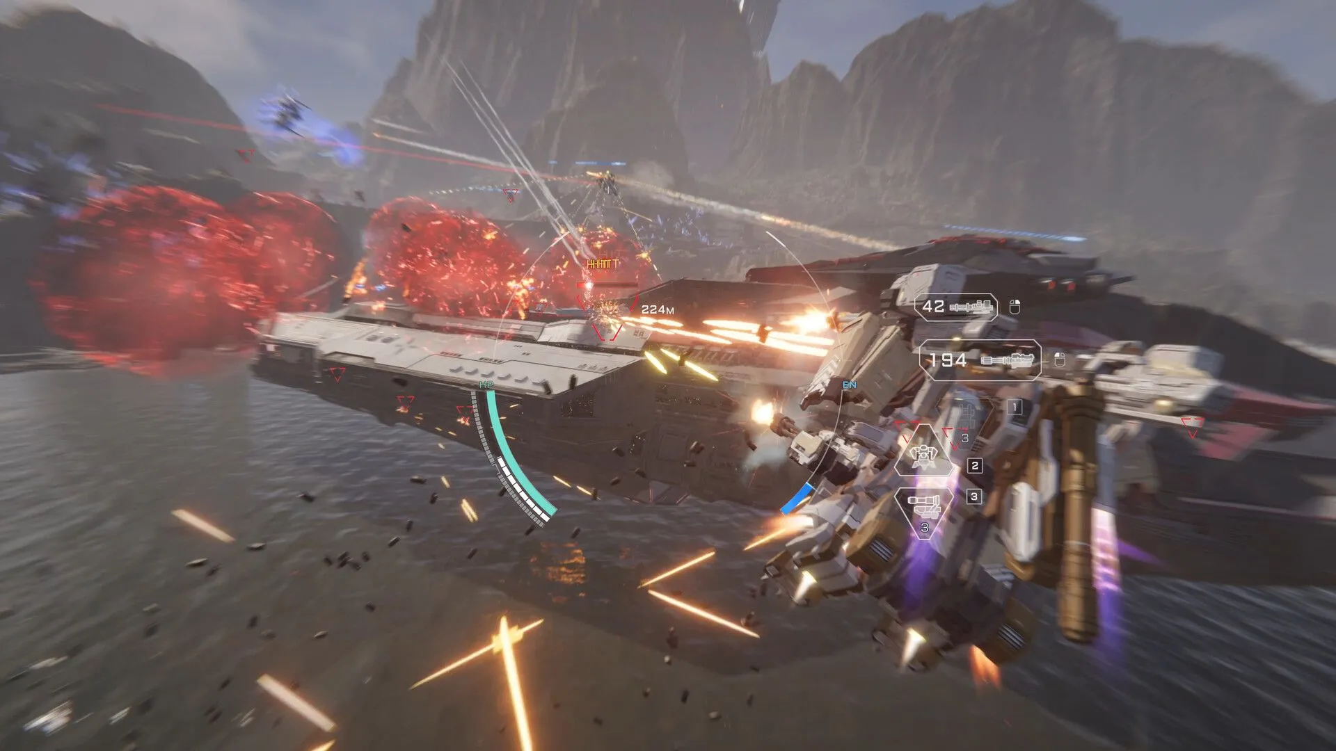Hành động kịch tính với mech trong Mecha BREAK