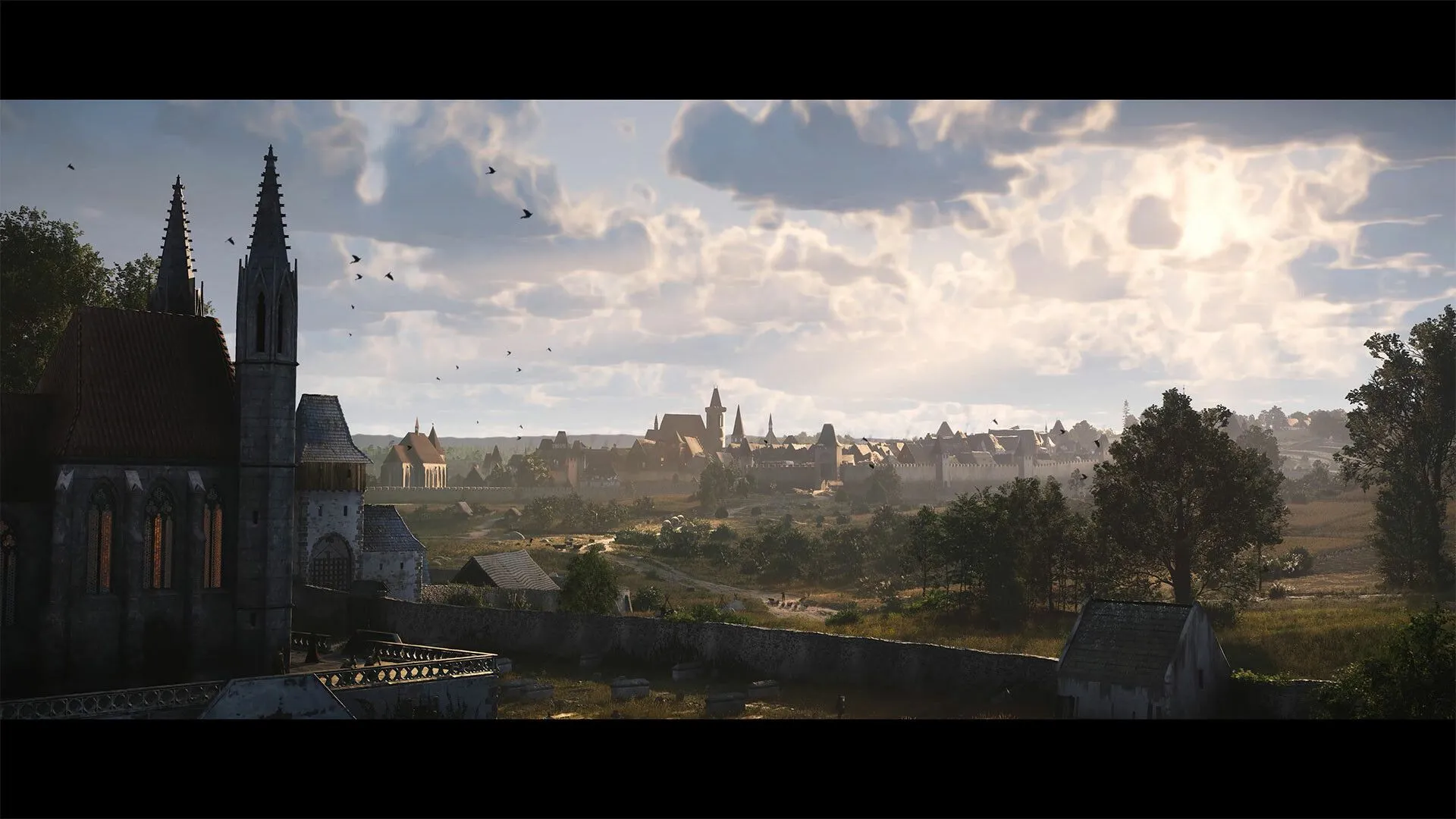 Henry cưỡi ngựa trong khung cảnh nông thôn rộng lớn của Kingdom Come Deliverance 2