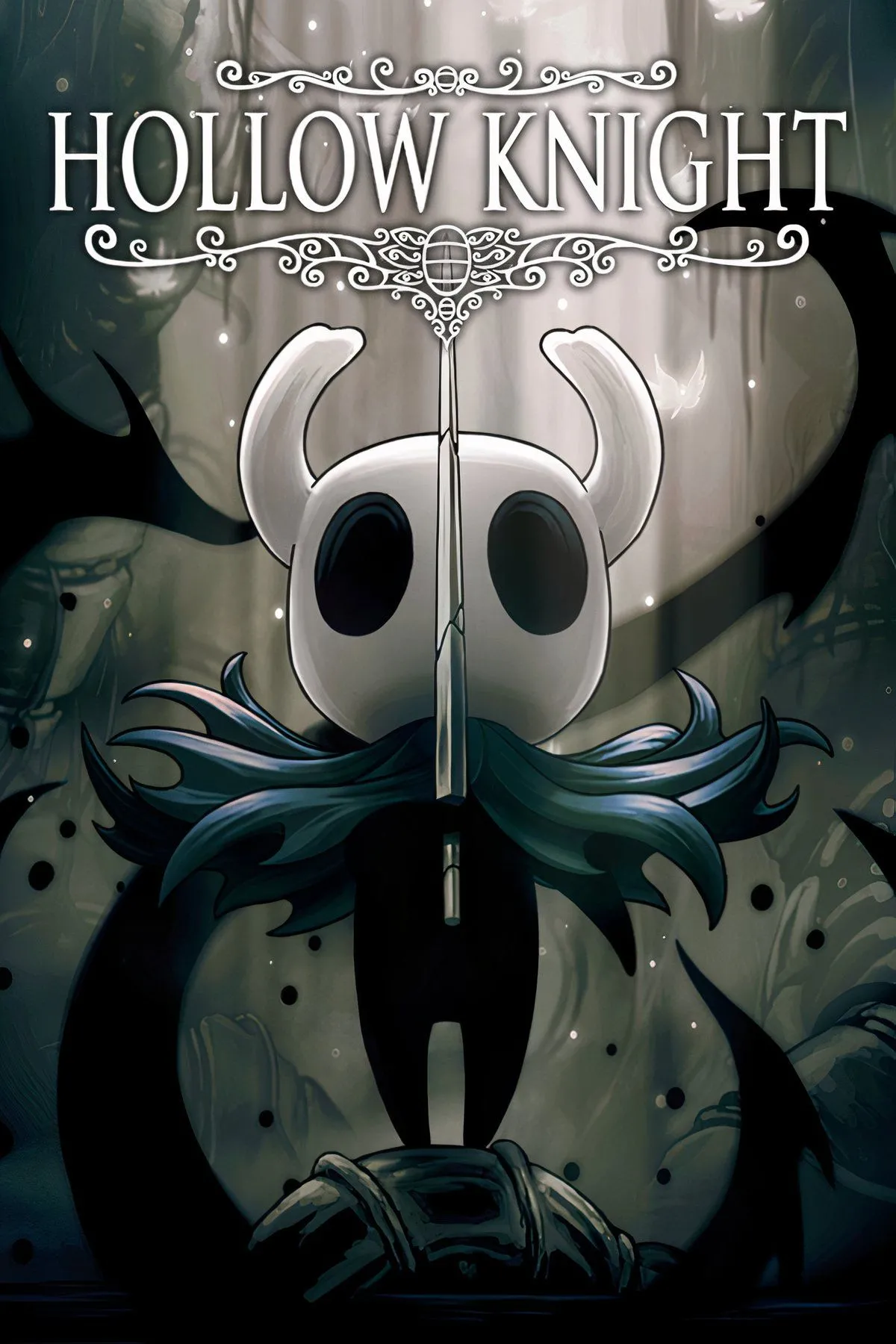 Hiệp sĩ Hollow Knight đối mặt với kẻ thù trong một hang động bí ẩn