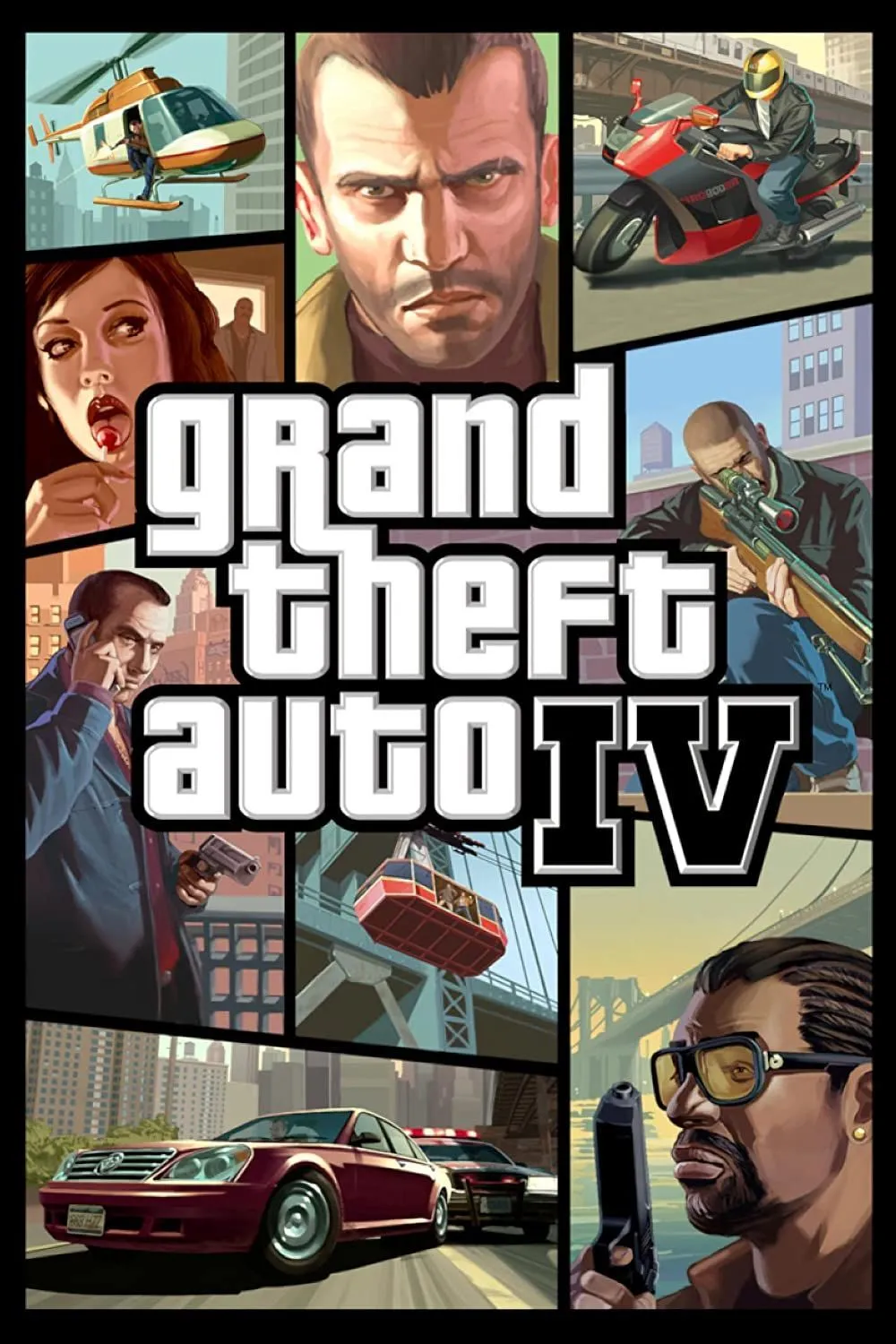 Hình ảnh bìa DLC The Ballad of Gay Tony của Grand Theft Auto IV, thể hiện không khí sôi động của hộp đêm