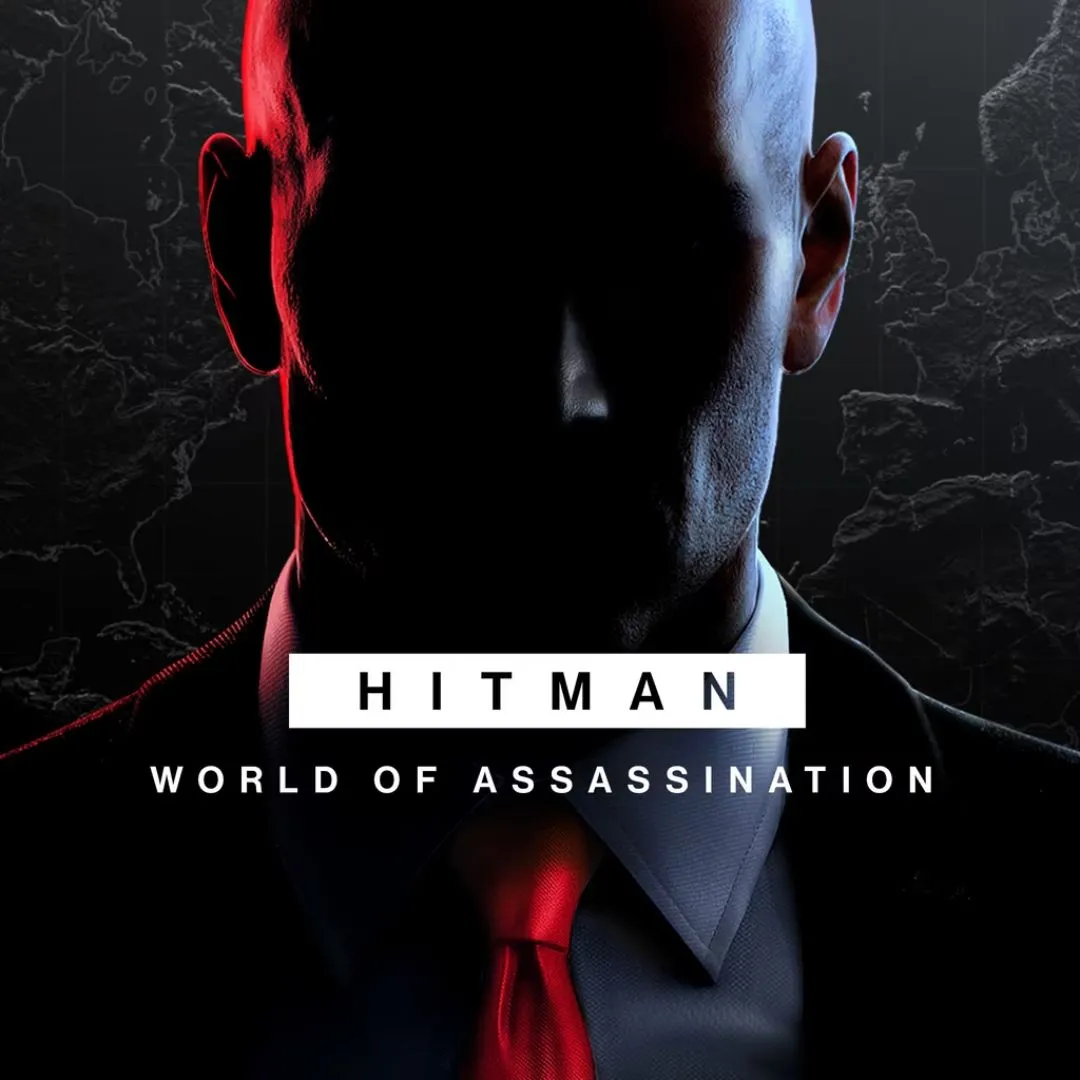 Hình ảnh bìa game Hitman: World of Assassination, một tựa game stealth hành động nổi tiếng của IO Interactive, minh họa lối chơi đa dạng cách tiếp cận mục tiêu.